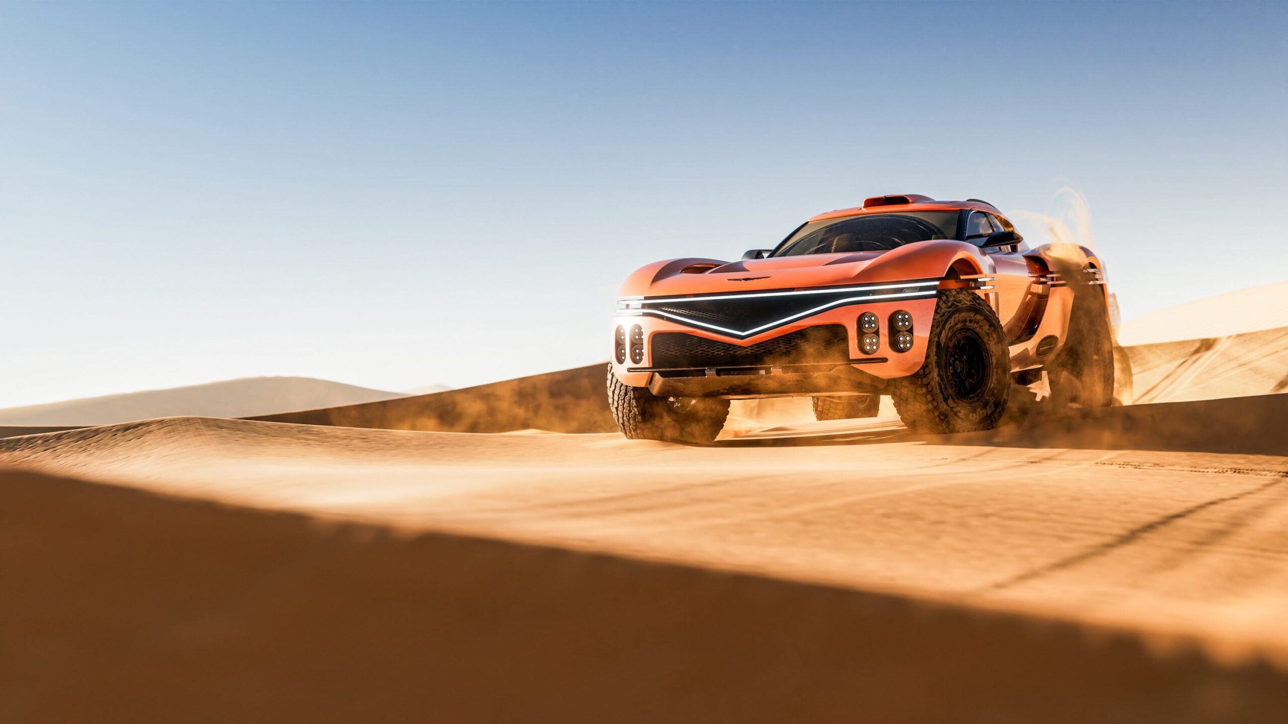 The 1100-HP Genesis X Skorpio Concept Looks Like an Off-Road Batmobile