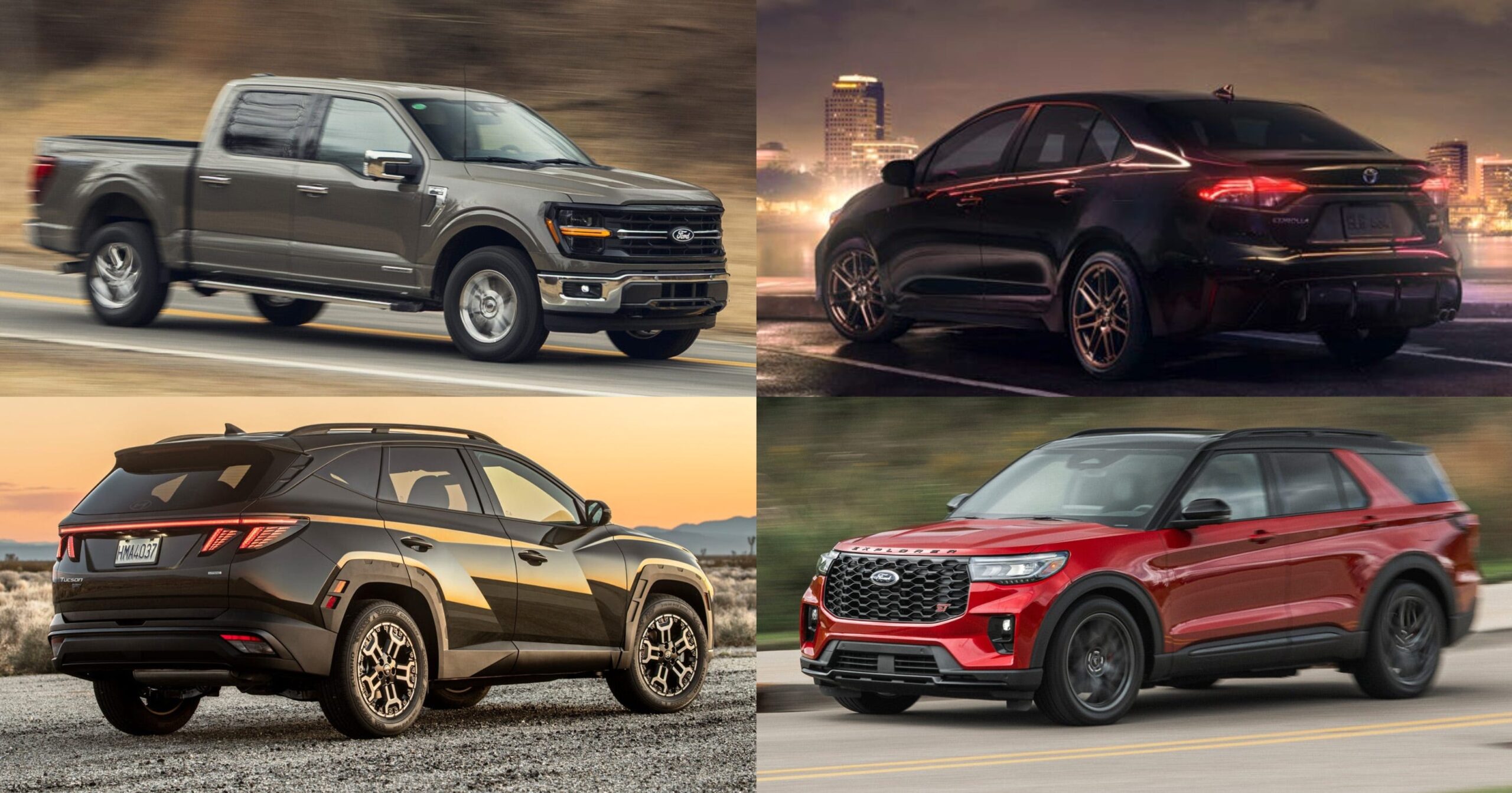 The 25 Bestselling Cars, Trucks, and SUVs of 2025