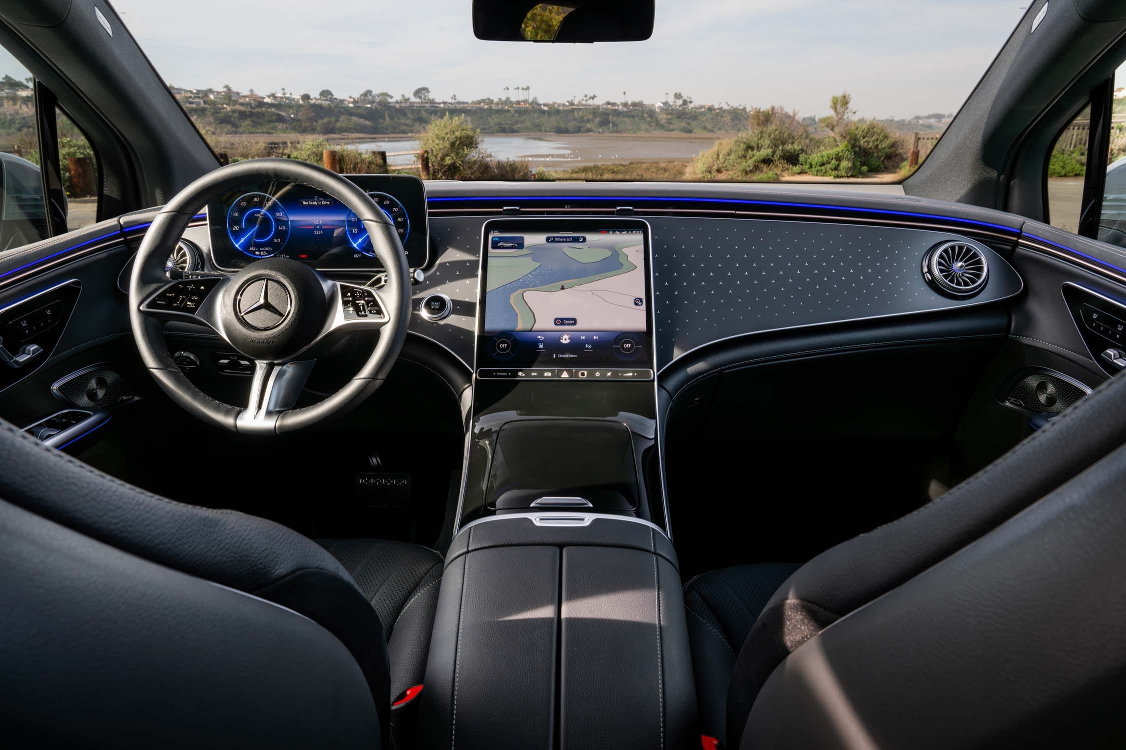 View Interior Photos of the 2026 Mercedes-Benz EQE320+ SUV
