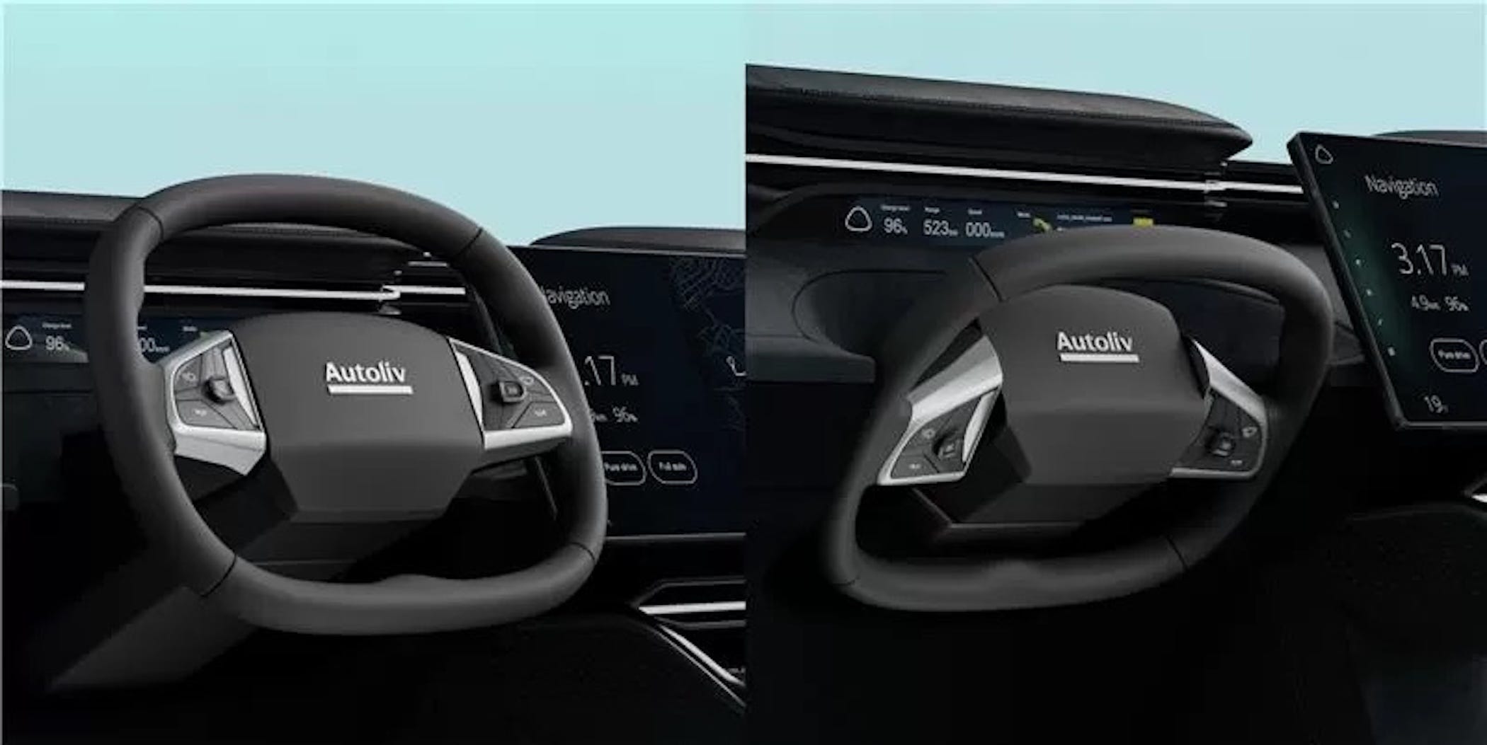 A Parts Supplier Revealed an Innovative Foldable Steering Wheel at CES