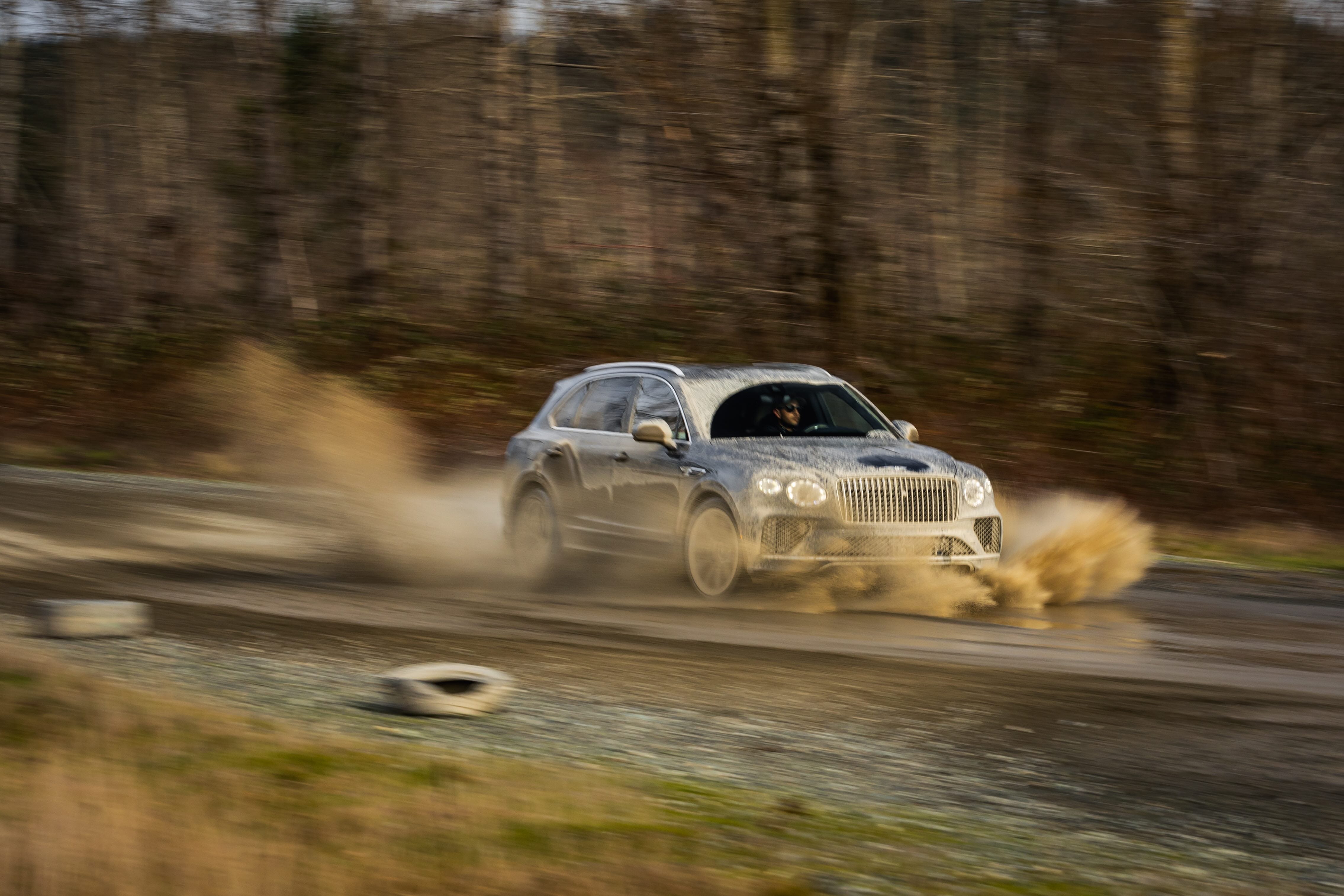 At the DirtFish Rally School, Luxurious Bentleys Had a Grand Day Out