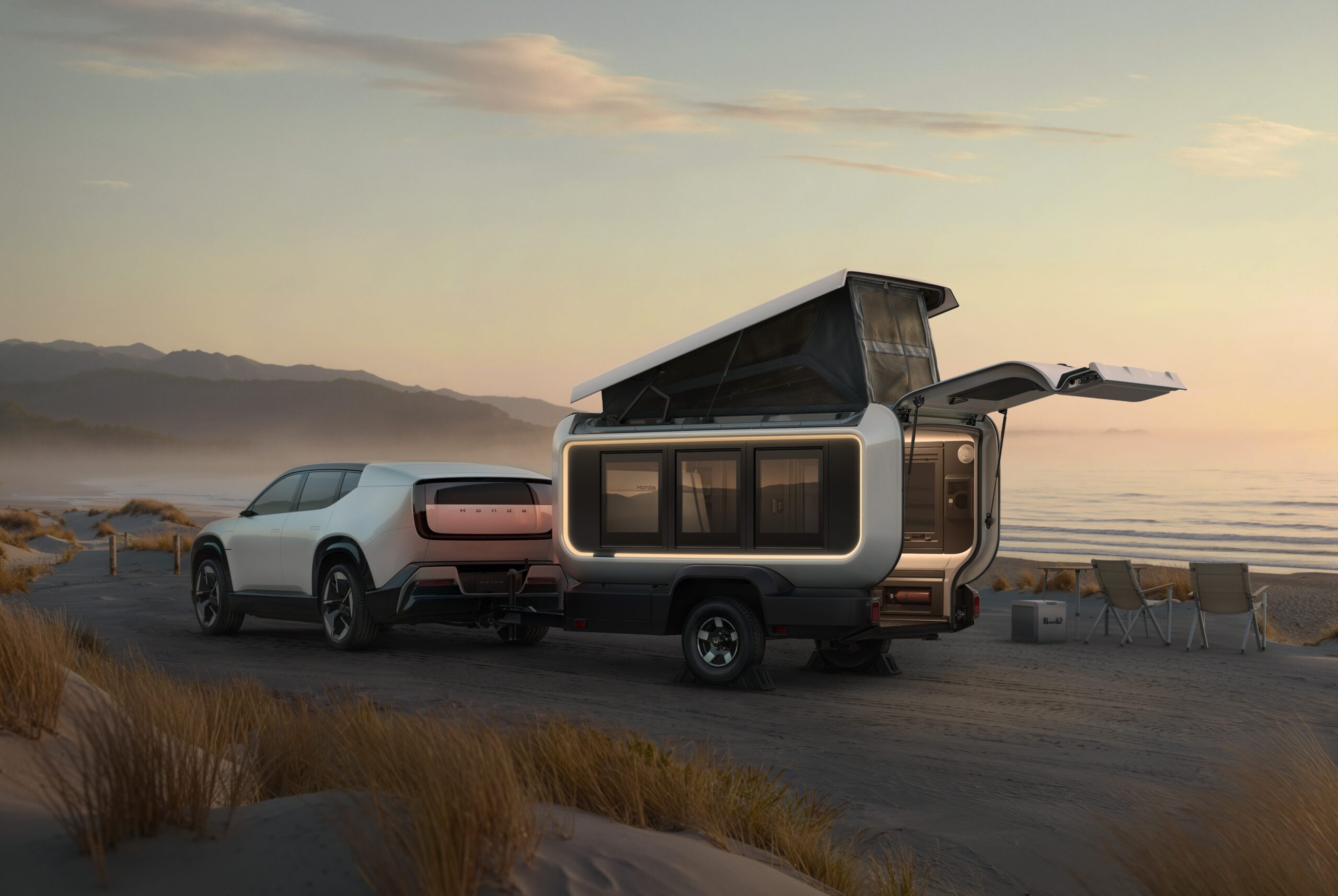 Honda Base Station Towable Camper Takes the Brand off the Beaten Path