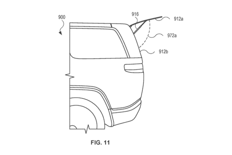 Rivian Patent Shows Physical Buttons, Independently-Opening Rear Glass