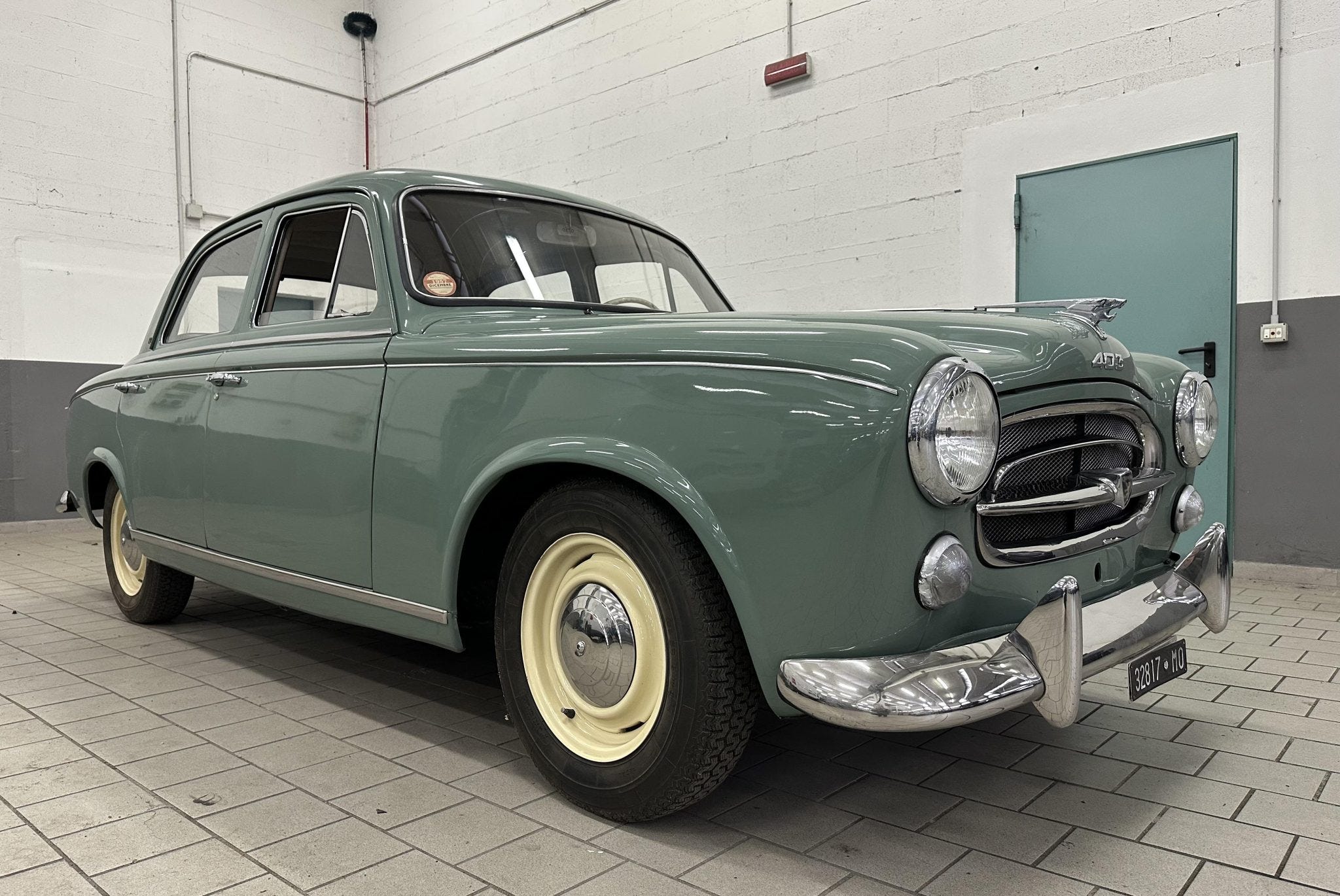 The Enzo Ferrari 1956 Peugeot 403 from the Ferrari Movie Is on Bring a Trailer