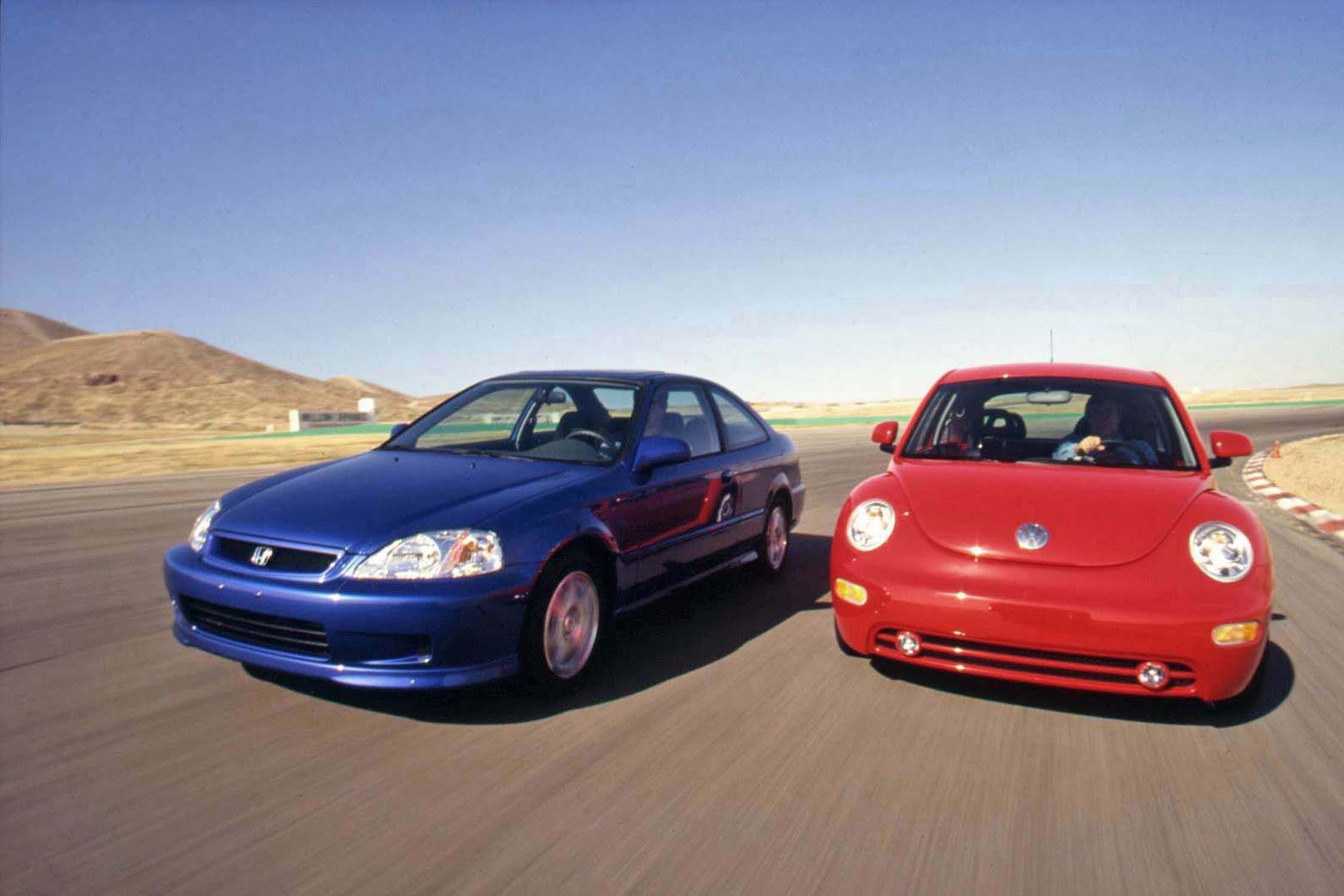 Cheap Speed: 1999 Honda Civic Si vs. Volkswagen New Beetle GLS 1.8T