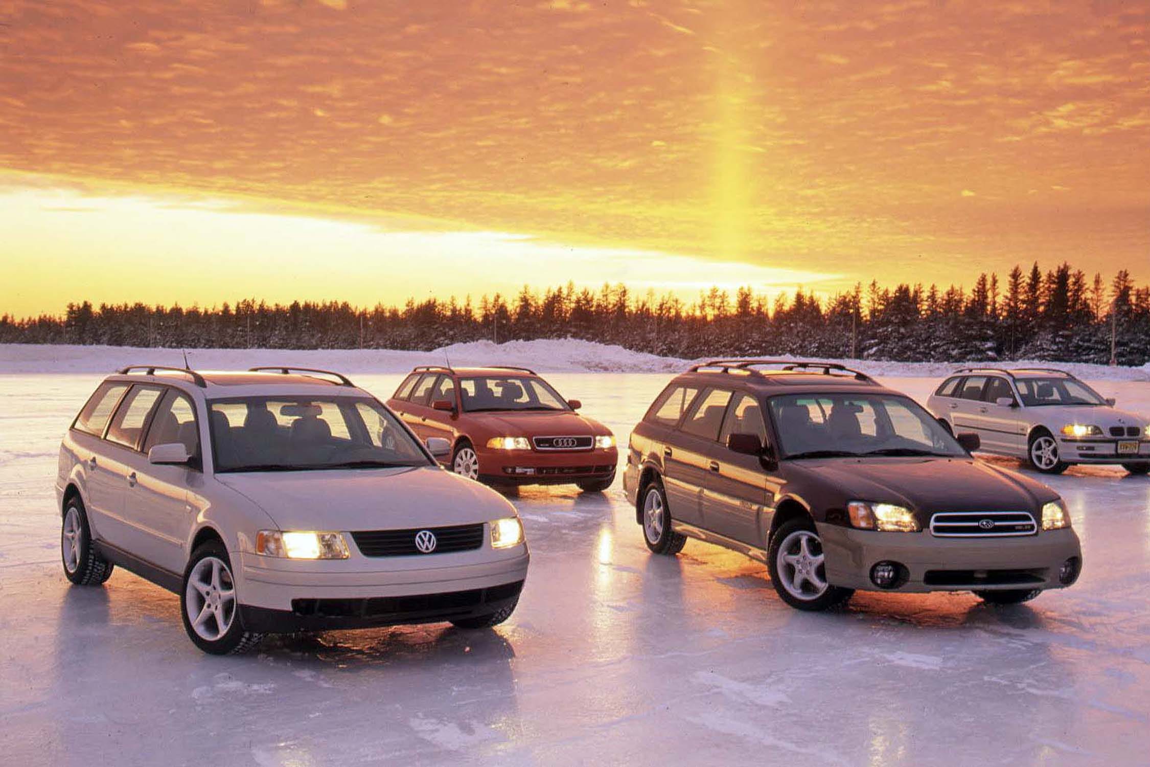 View Photos of the 2001 All-Wheel-Drive Wagon Comparison Test