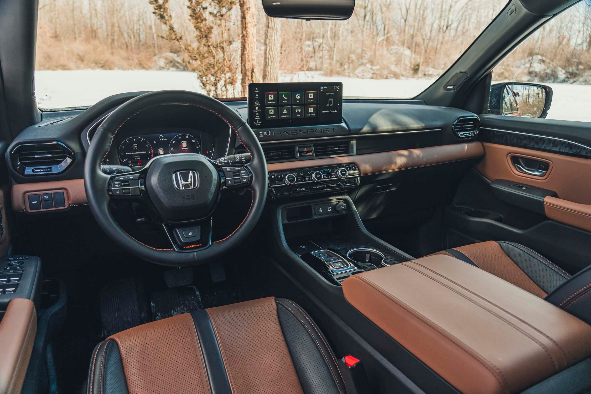 View Interior Photos of the 2026 Honda Passport TrailSport