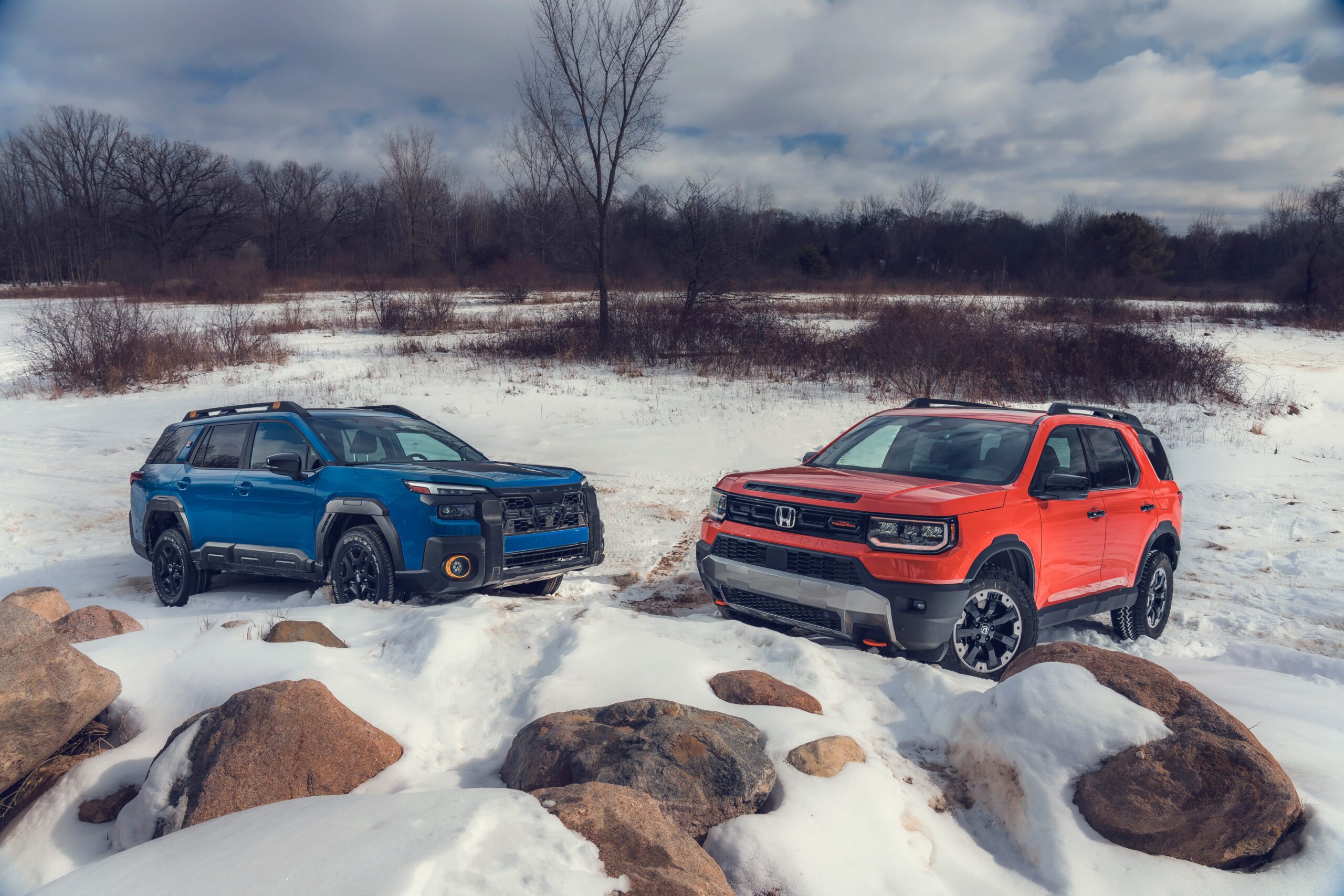 Honda Passport TrailSport vs. Subaru Outback Wilderness Comparison Test