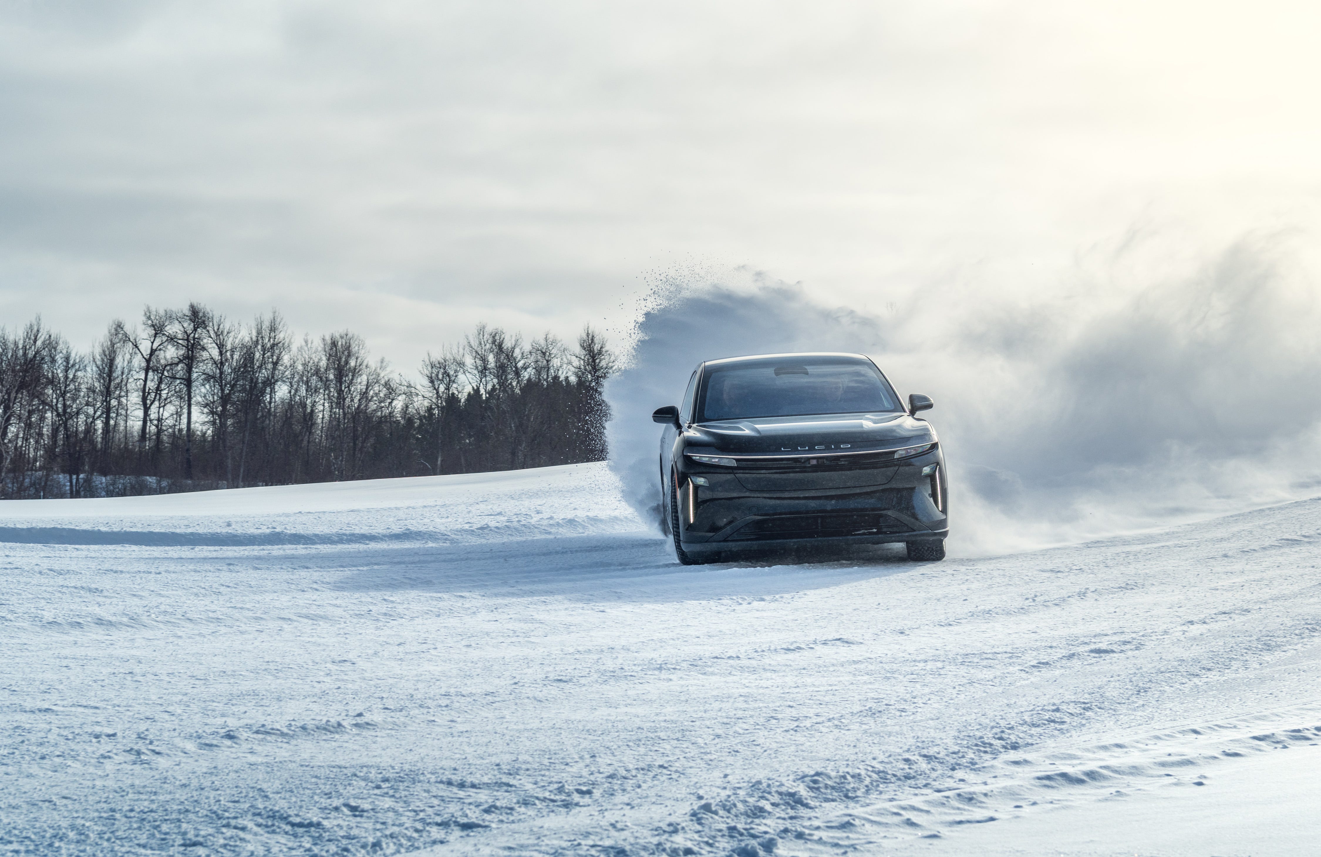 Lucid Shows Us How EVs Can Dominate Ice and Snow
