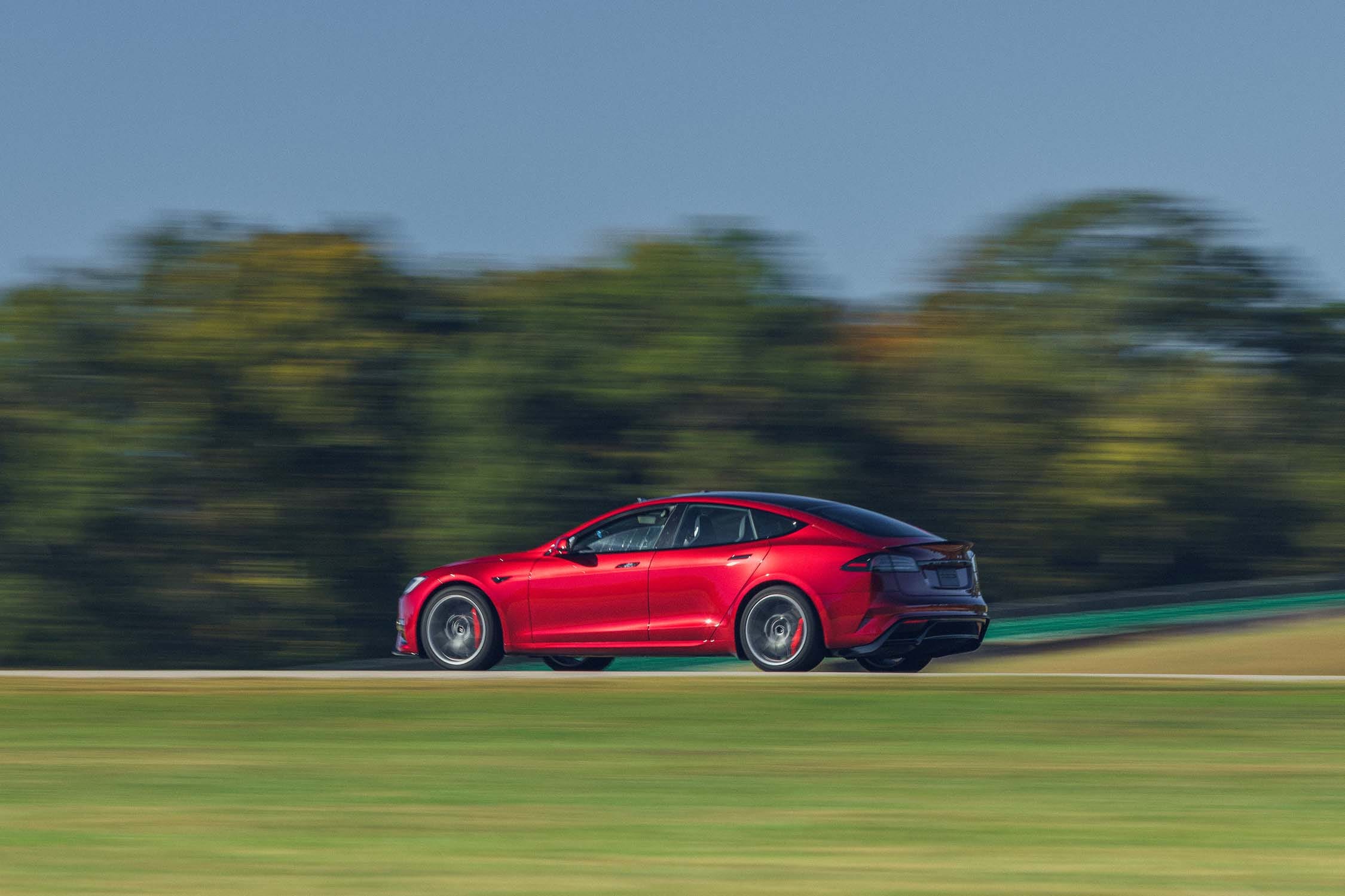 2026 Tesla Model S Plaid with Track Package at Lightning Lap 2026