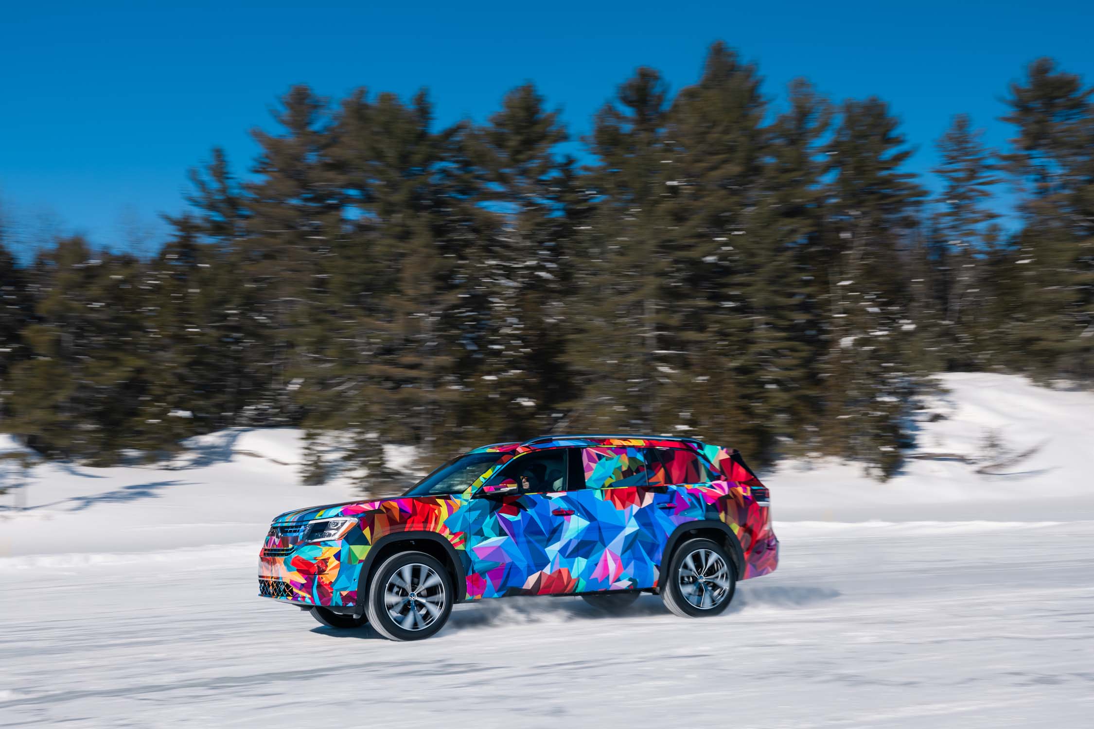 Winter Figure Skating in the 2027 Volkswagen Atlas Prototype