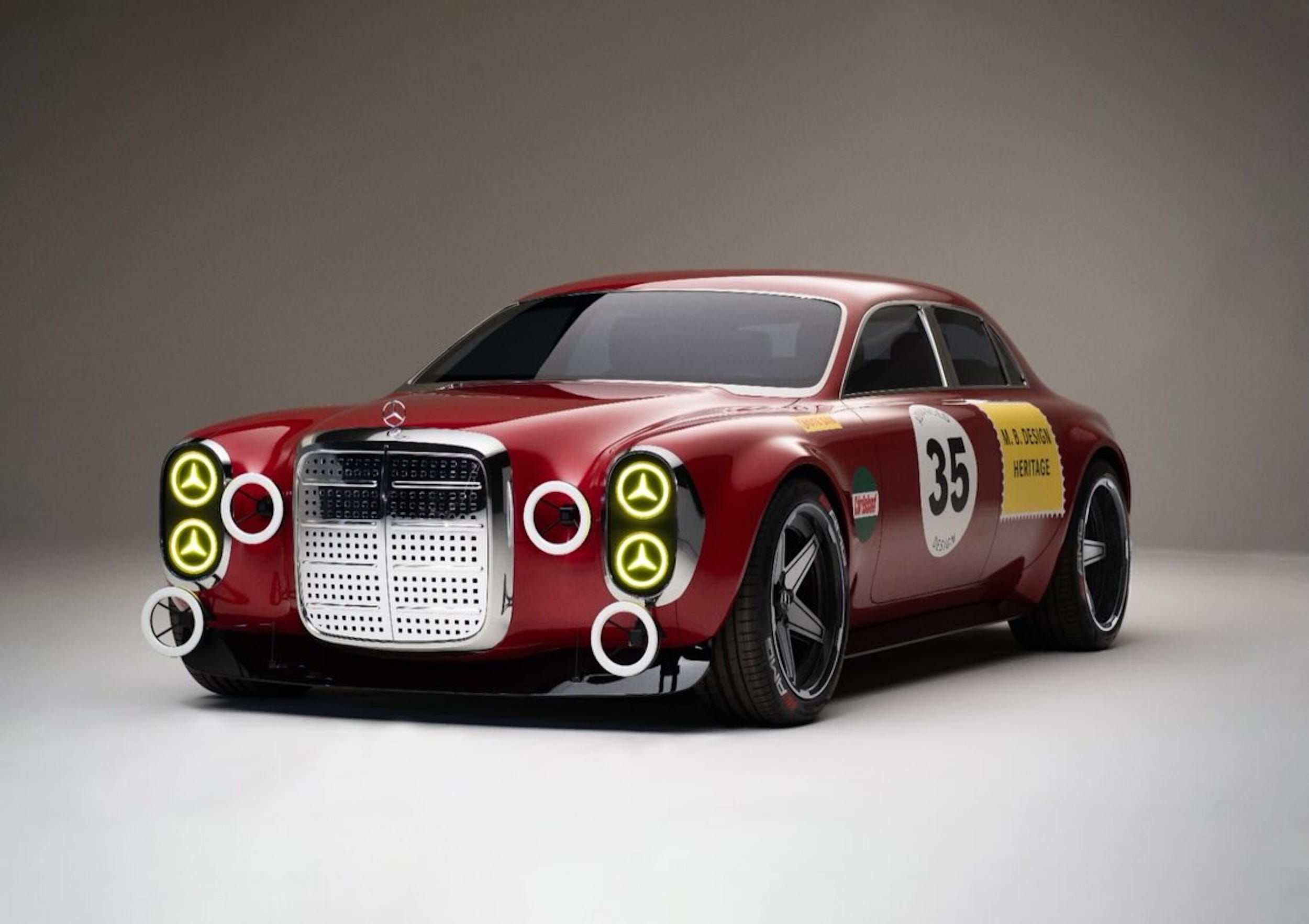 Mercedes Reimagined the Iconic ‘Red Pig’ but Kept It in the Dark