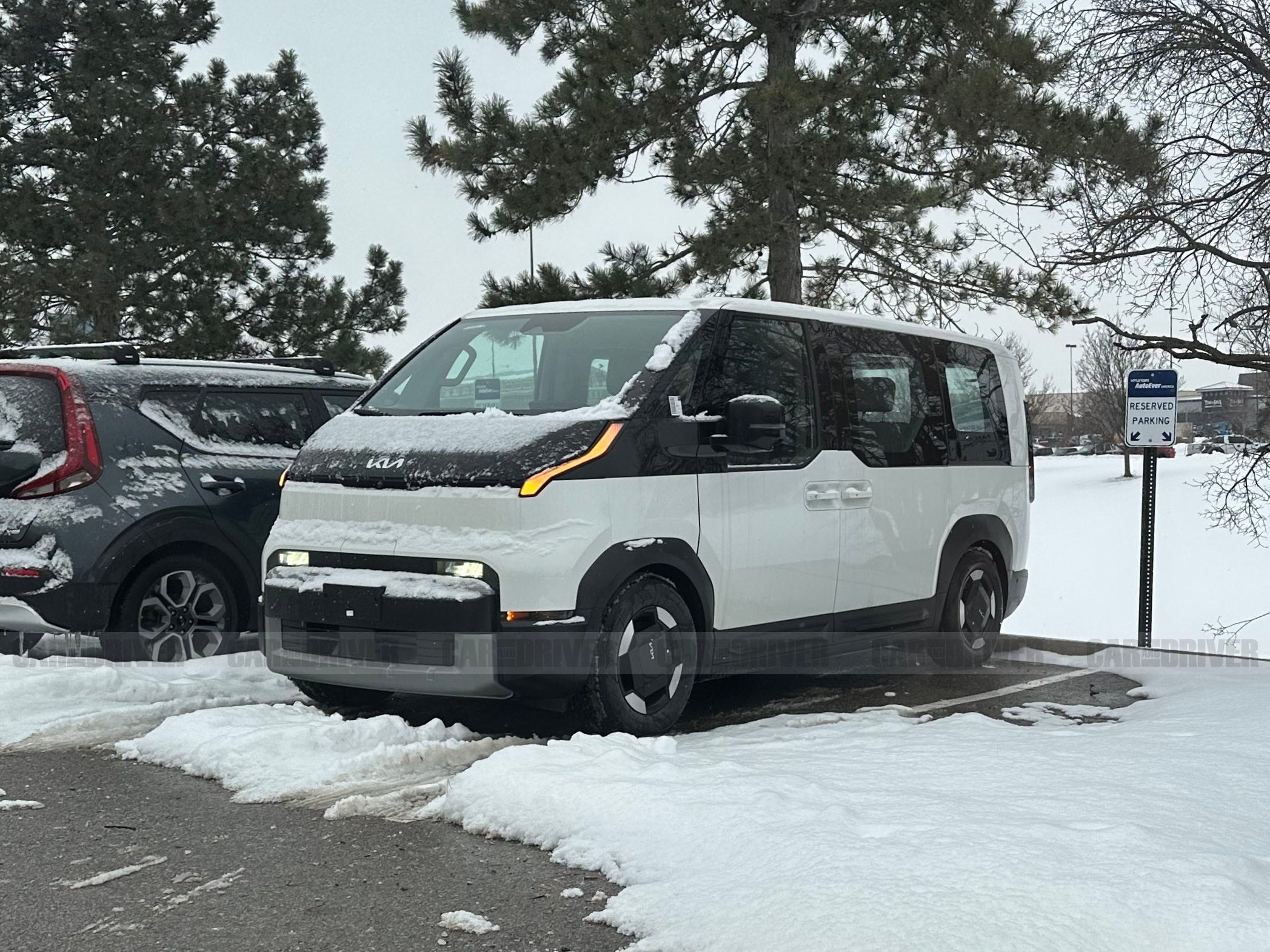 We Spied an Electric Kia PV5 Van Testing with U.S.-Market Changes