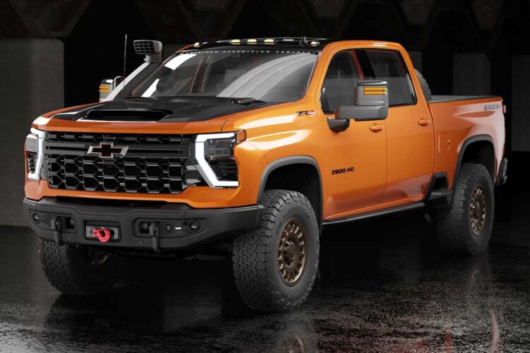 AEV’s Chevy Silverado HD ZR2 Bison is Unmissable in Tangier Orange