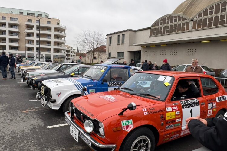 A Honda Legend Is Racing a Classic Civic in a Historic European Rally