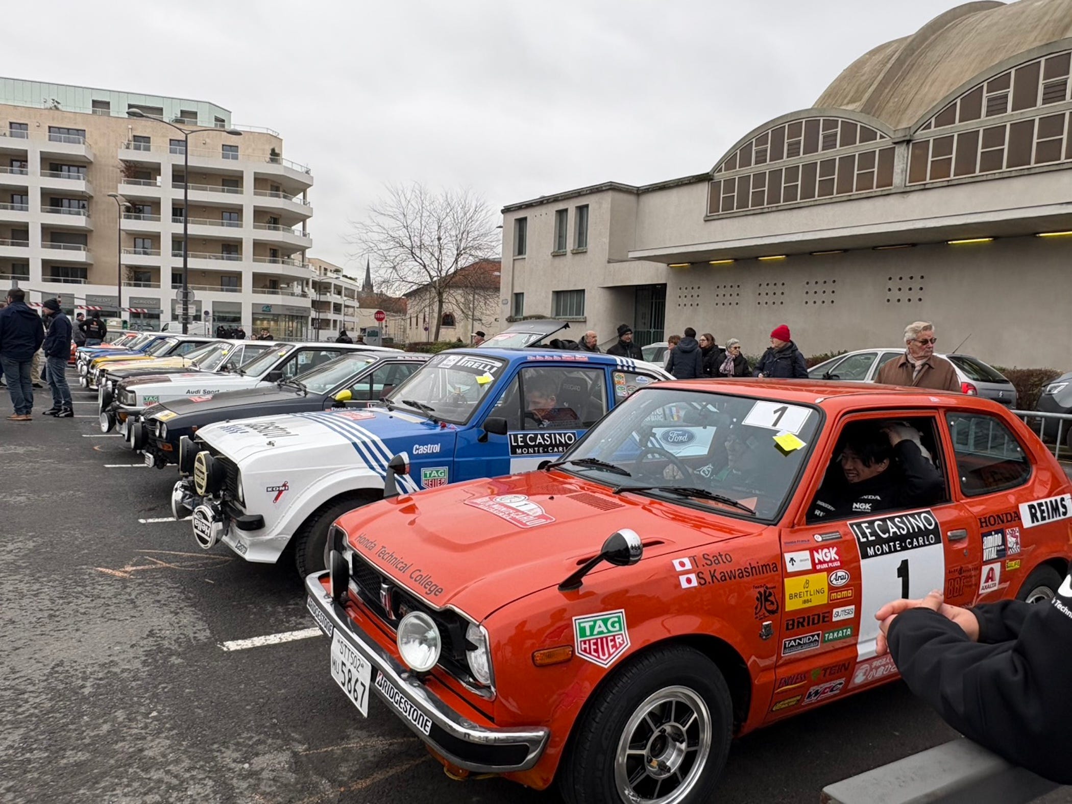 A Honda Legend Is Racing a Classic Civic in a Historic European Rally