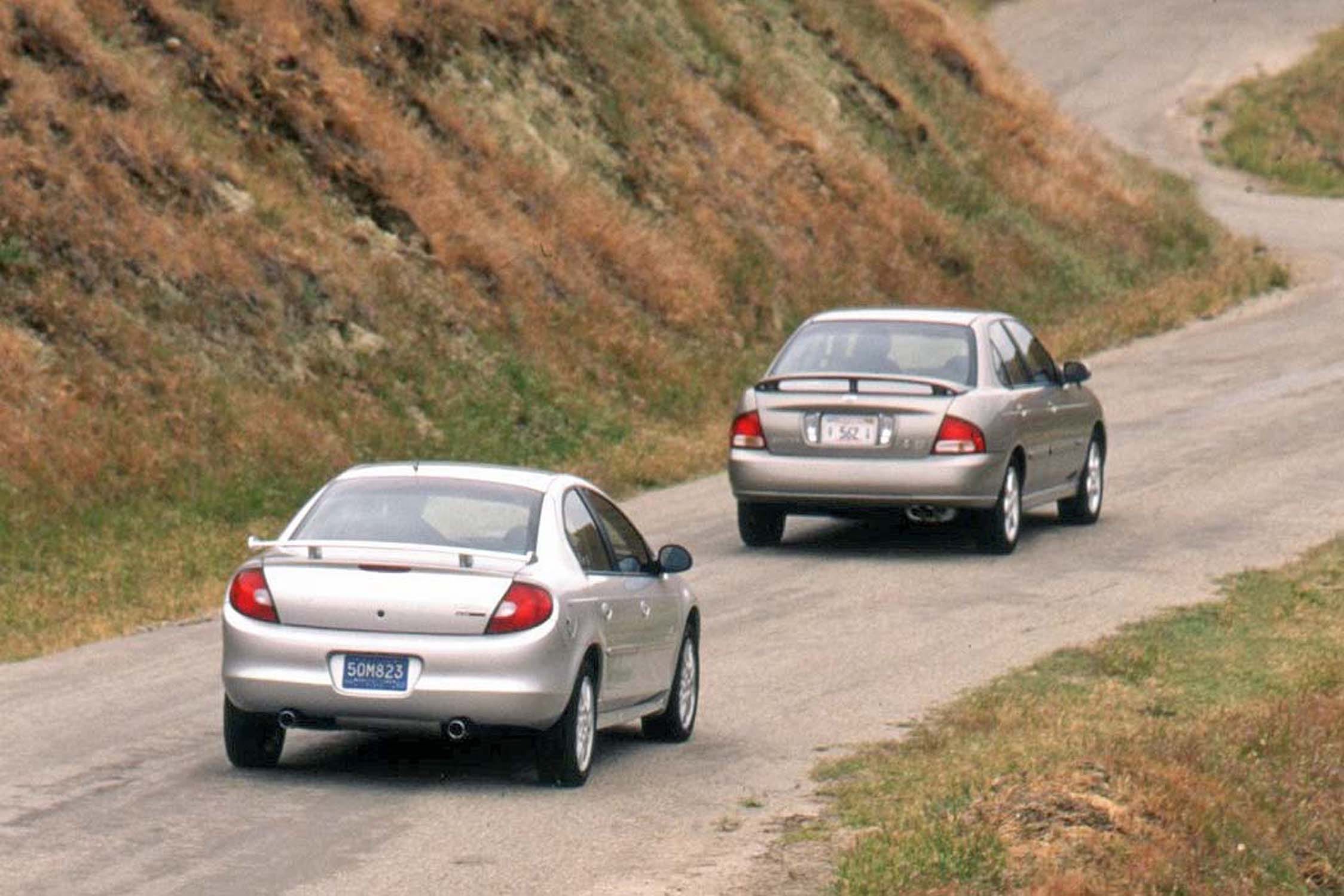Pocketbook Rockets: 2001 Dodge Neon R/T vs. Nissan Sentra SE