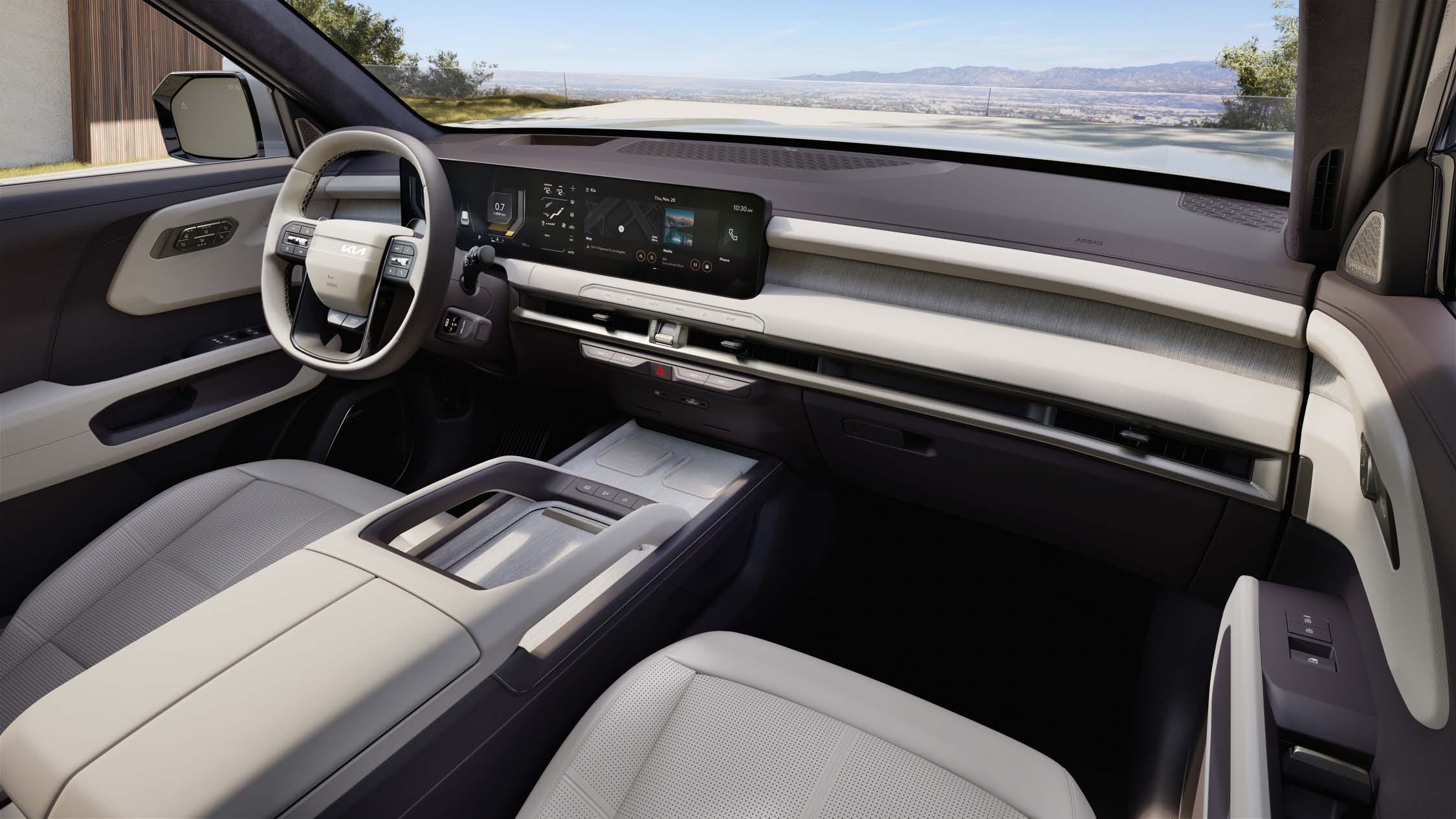 View Interior Photos of the 2027 Kia Telluride Hybrid