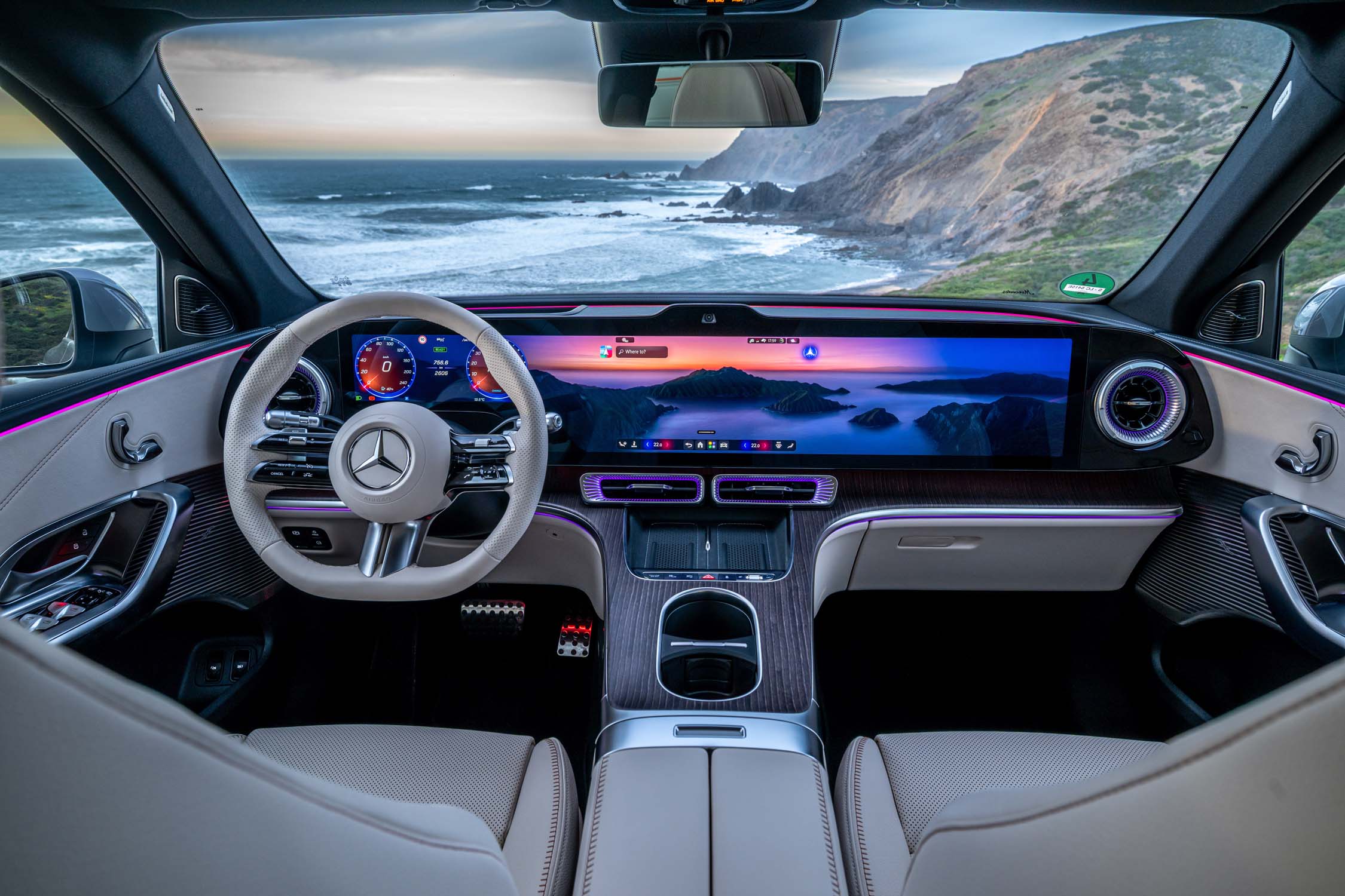 View Interior Photos of the 2027 Mercedes-Benz GLC EV