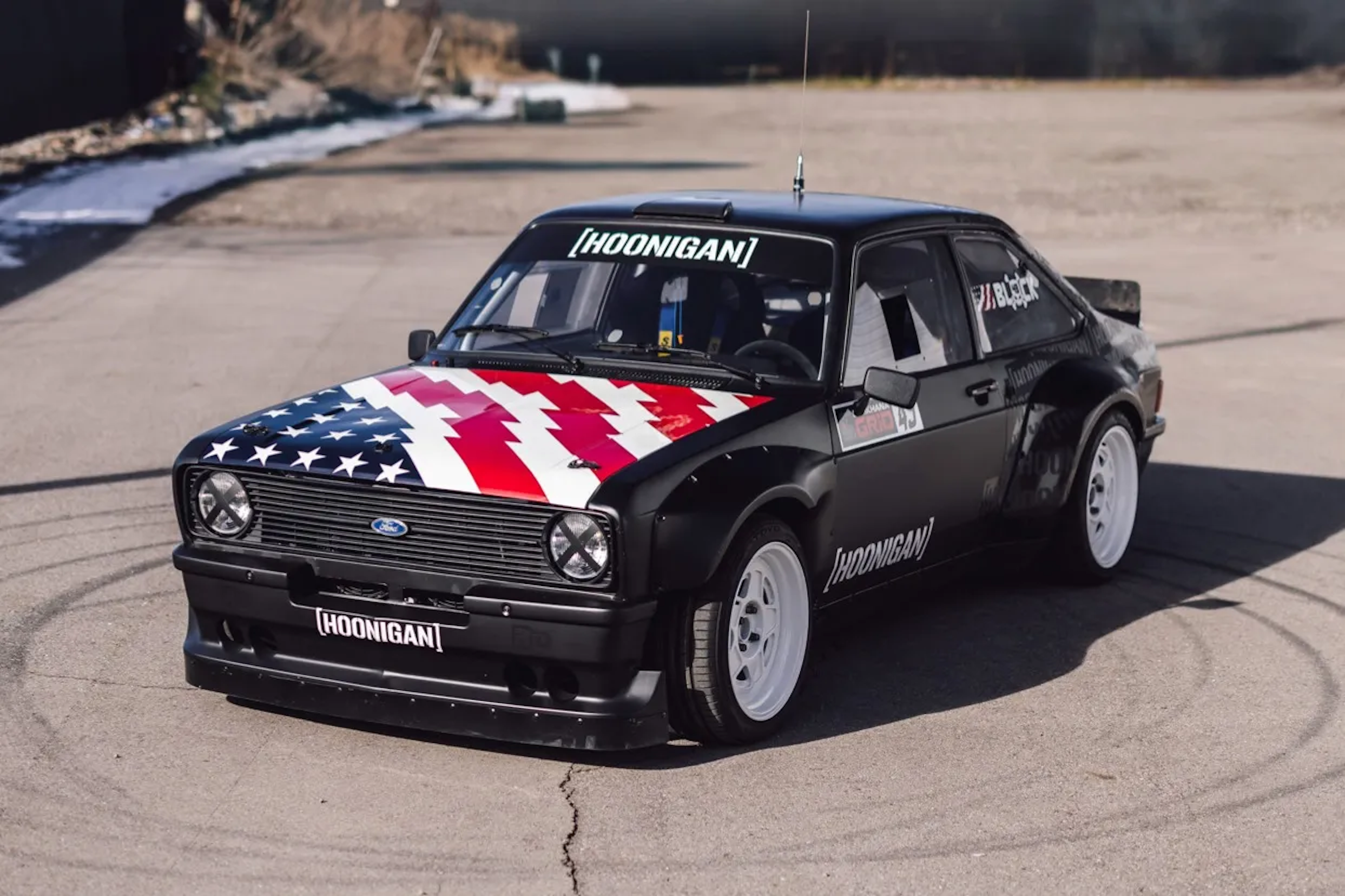 Ken Block’s 1978 Ford Escort Gymkhana Drift Car for Sale on Bring a Trailer