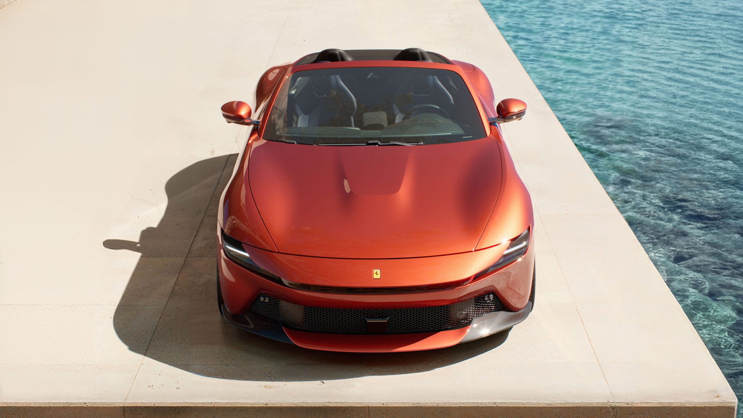 2027 Ferrari Amalfi Spider Debuts as a 631-HP Roofless Beauty