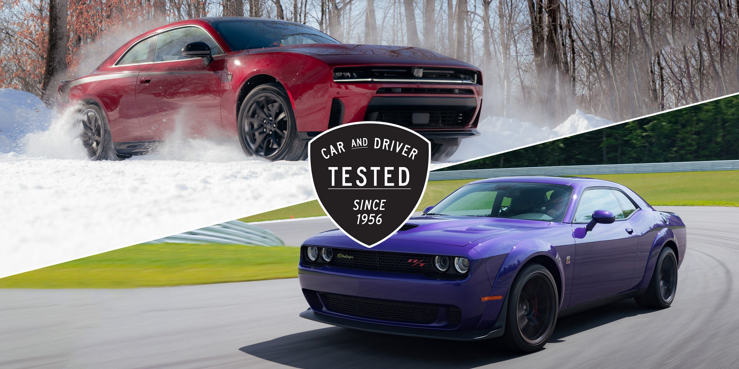 Test Hub: Dodge’s New Six-Cylinder Charger vs. the Old V-8 Challenger