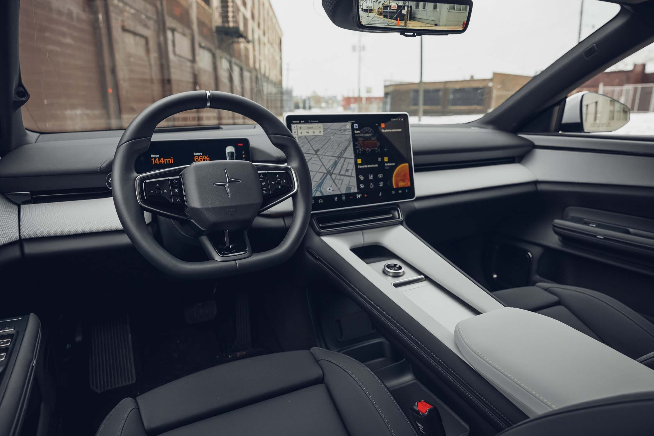 View Interior Photos of the 2026 Polestar 4 Long Range Dual Motor