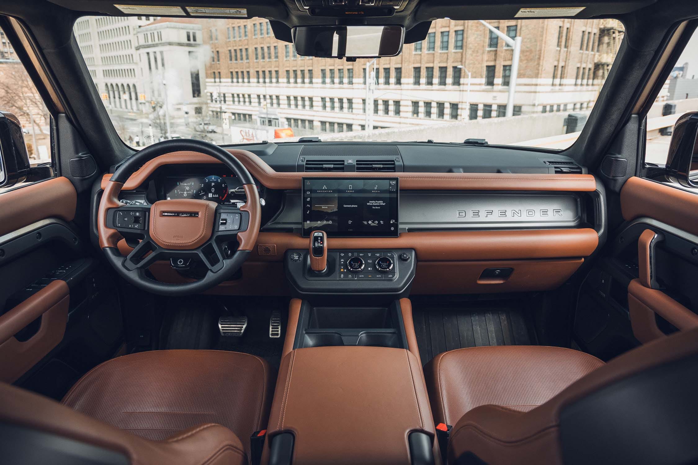 View Interior Photos of the 2025 Land Rover Defender Octa