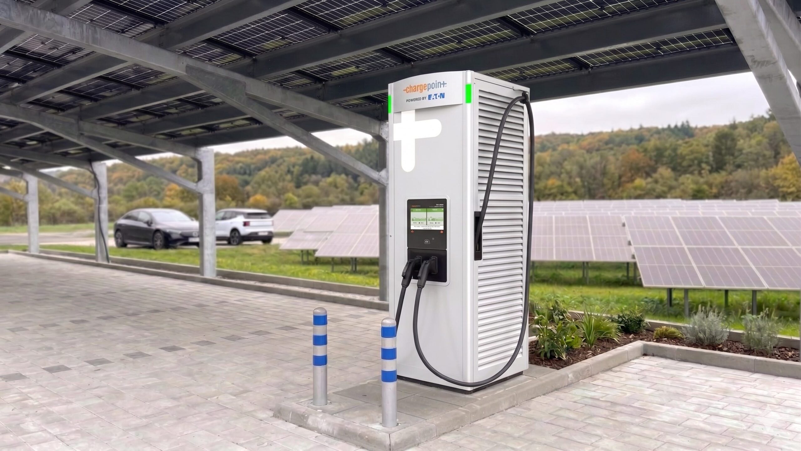 ChargePoint’s New 600-kW Charger Can Charge Four Cars at Once
