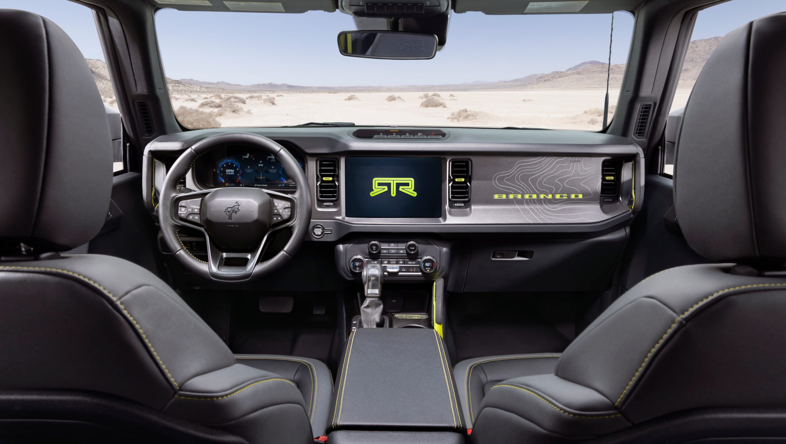 Ford Finally Reveals the 2027 Bronco RTR’s Eye-Catching Interior
