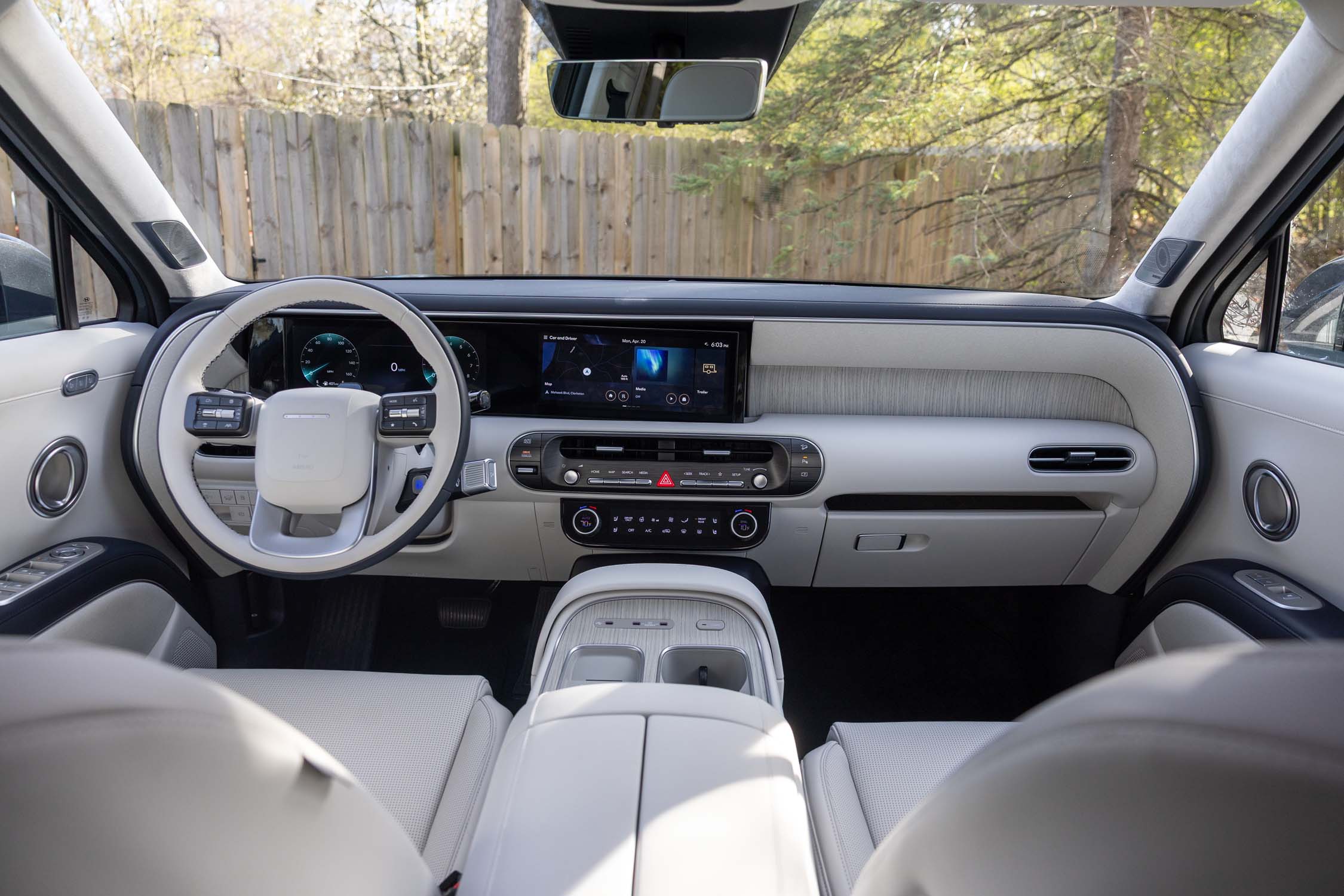 View Interior Photos of the 2026 Hyundai Palisade Hybrid Calligraphy