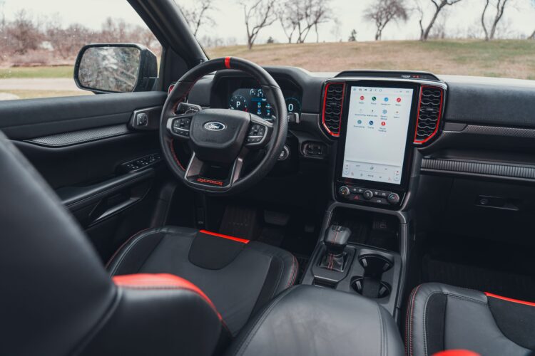 View Interior Photos of the 2026 Ford Ranger Raptor