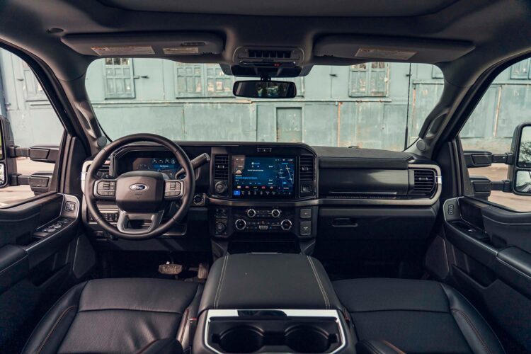 View Interior Photos of the 2026 Ford F-250 Super Duty