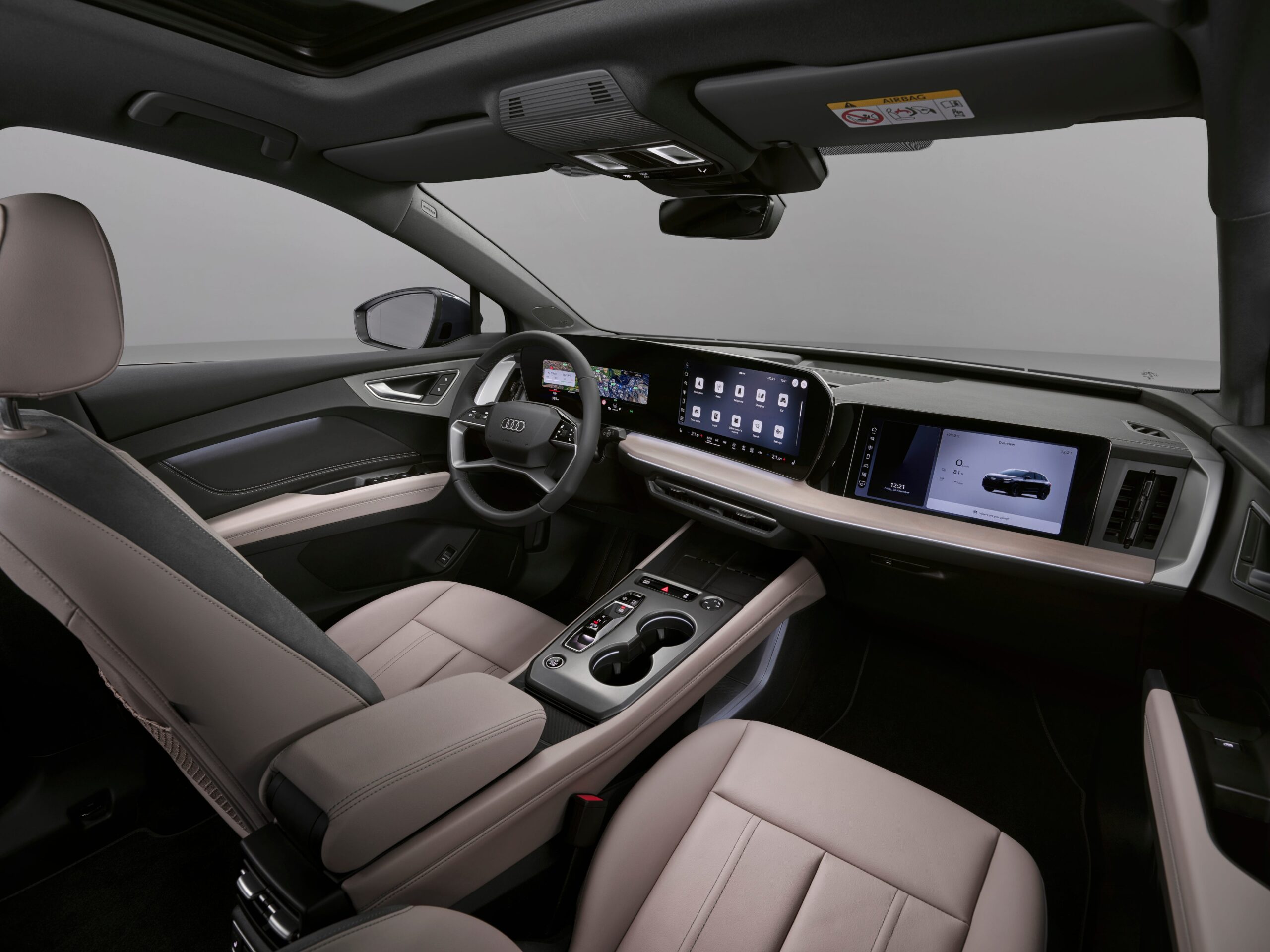 View Interior Photos of the 2027 Audi Q4 e-tron SUV and Sportback