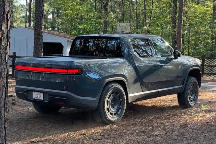 We Figured Out How to Trick a Rivian R1T into Carolina Squatting
