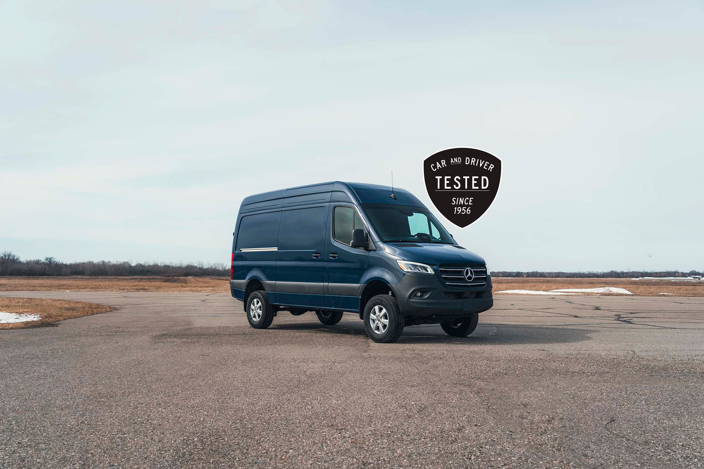 Test Hub: Mercedes’s Towering Sprinter Van Tackles Our RTI Ramp