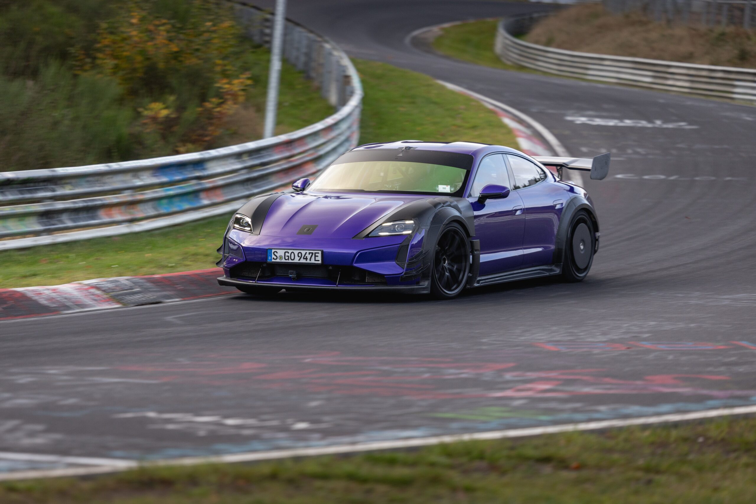 New Manthey-Spec Porsche Taycan Turbo GT Torches the Nürburgring