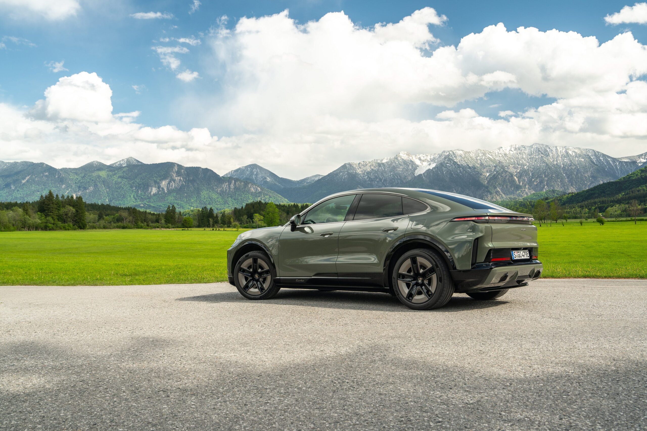 View Exterior Photos of the 2026 Porsche Cayenne Electric Coupe