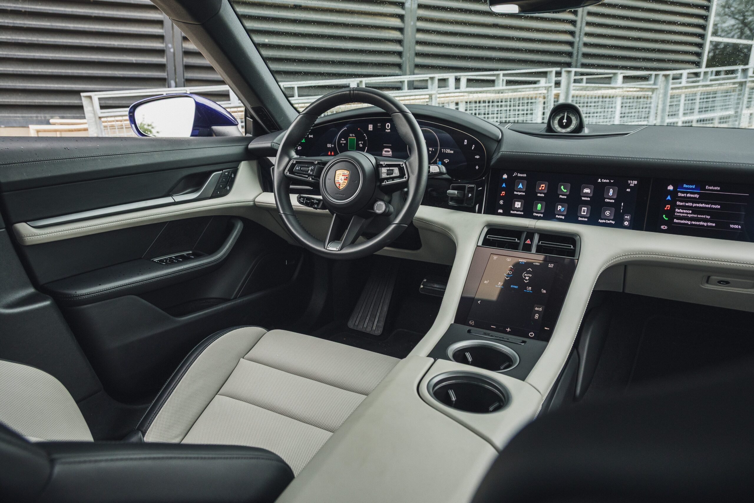 View Interior Photos of the 2025 Porsche Taycan 4