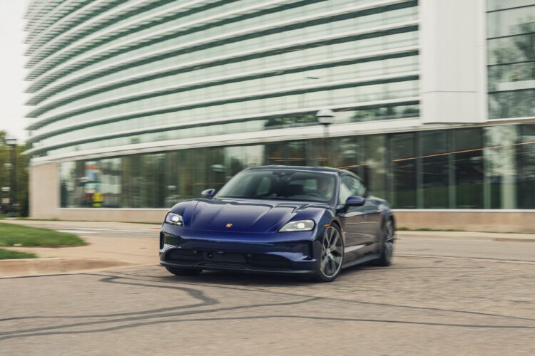 View Exterior Photos of the 2025 Porsche Taycan 4