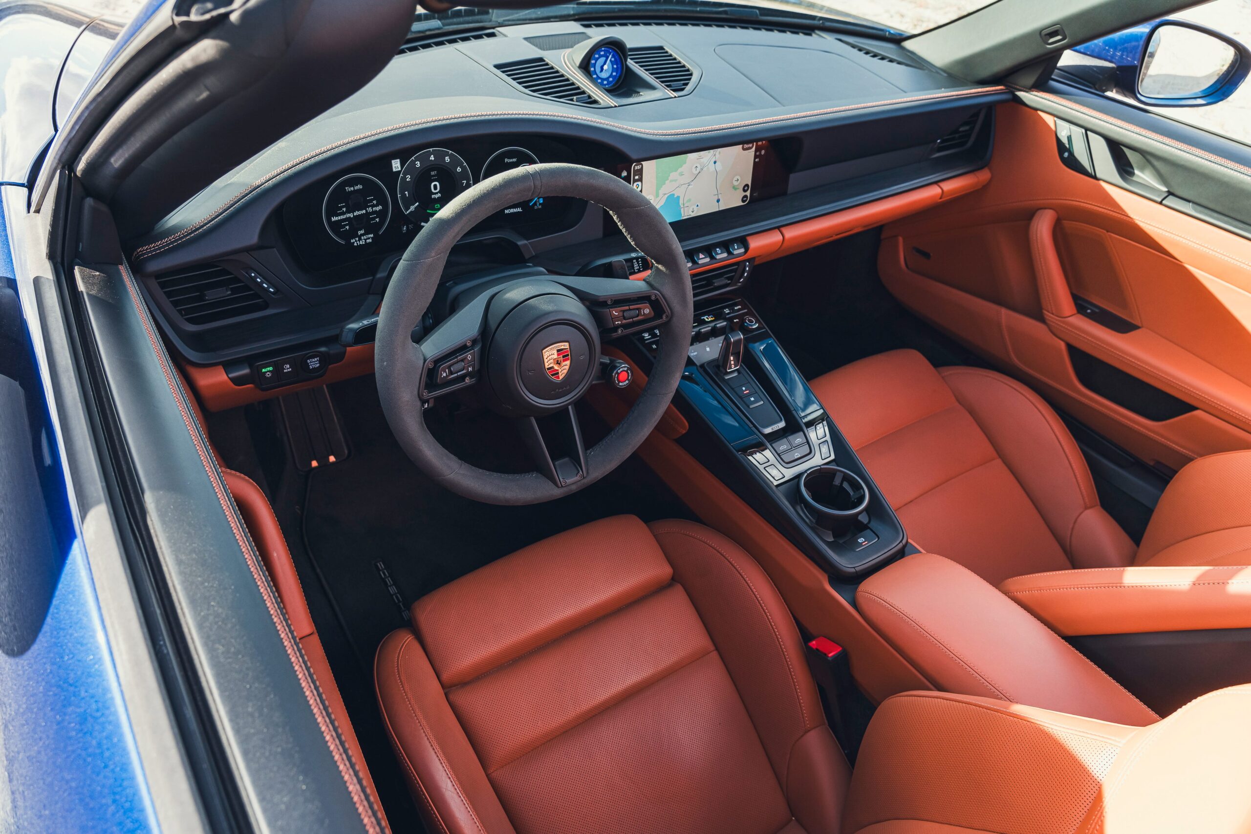 View Interior Photos of the 2025 Porsche 911 Carrera 4 GTS Cabriolet