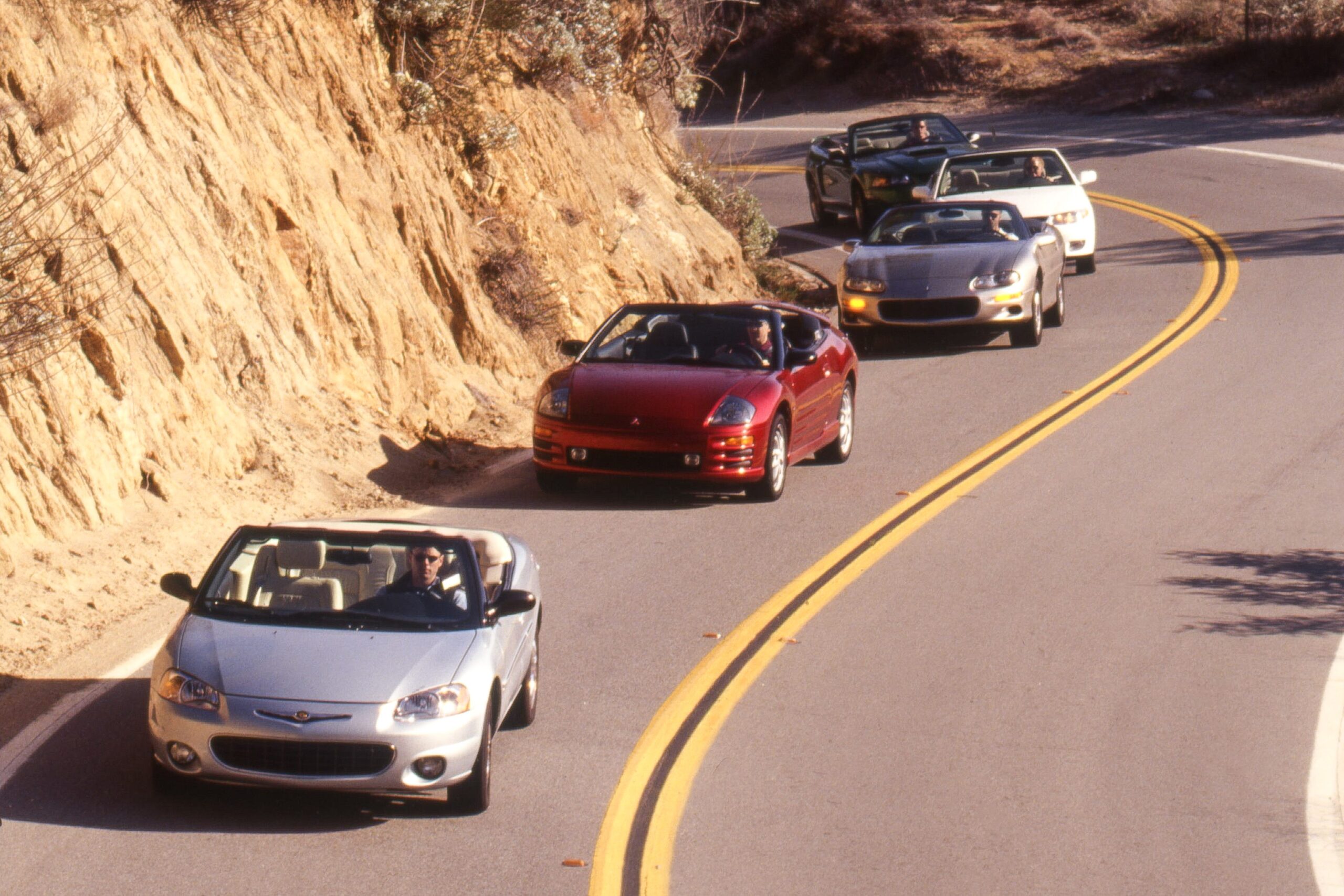 View Photos of the 2001 Four Seat Convertible Comparison Test
