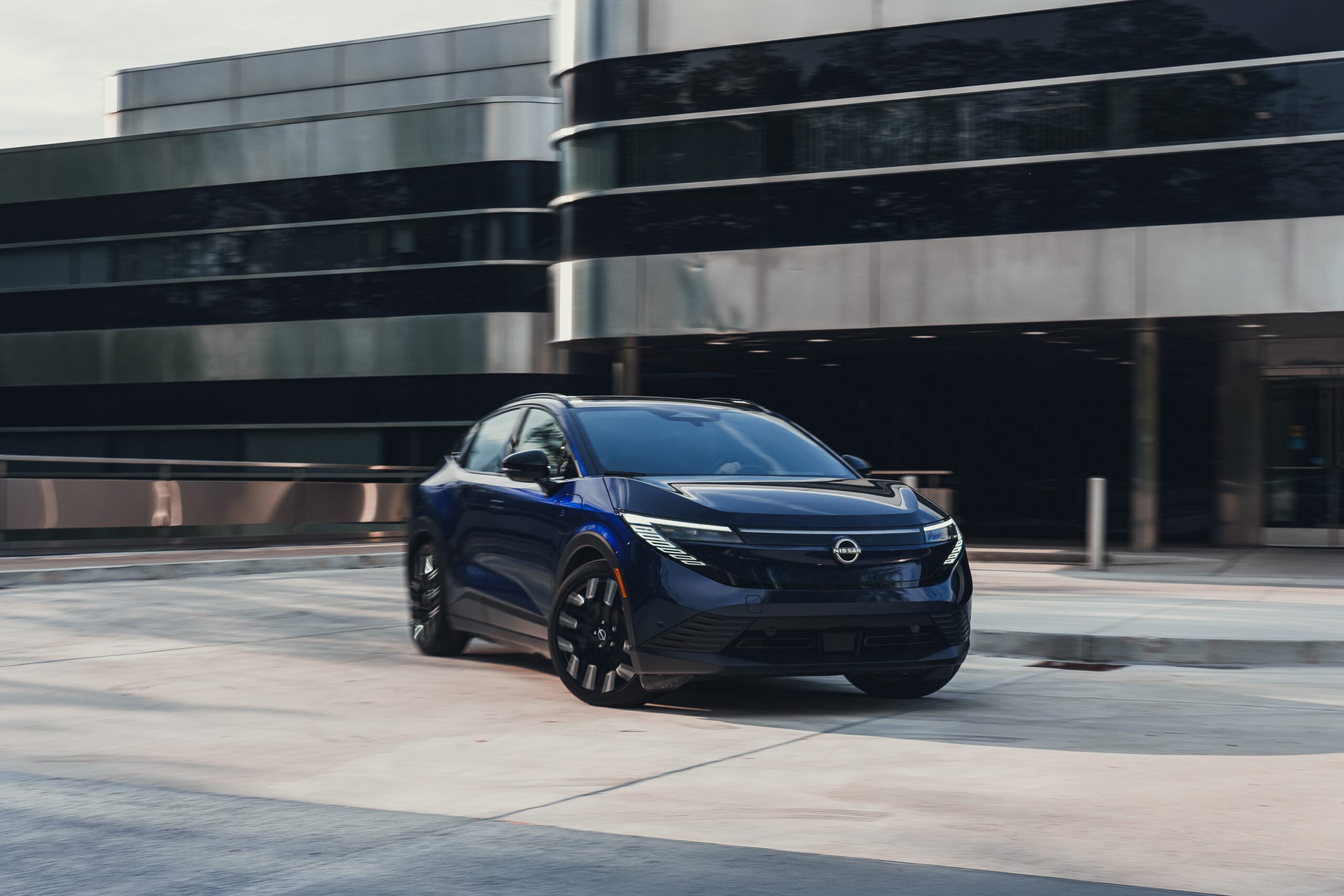 View Exterior Photos of the 2026 Nissan Leaf Platinum+