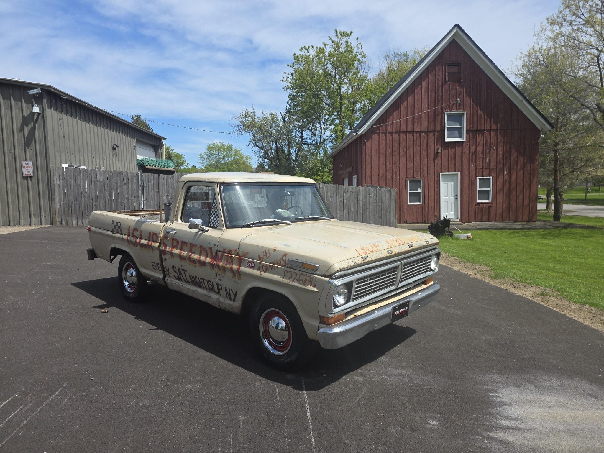 1971 Ford Pickup on Bring a Trailer Is a Piece of Long Island Racing History