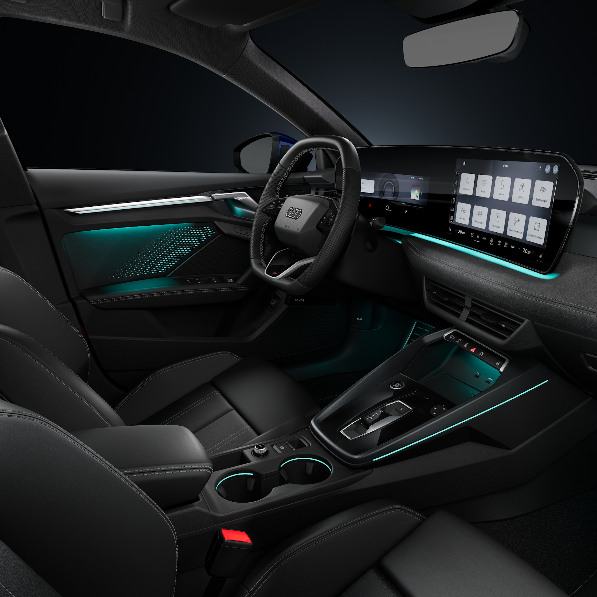 2027 Audi A3 Sedan Trades Familiar Buttons for Bigger Screens