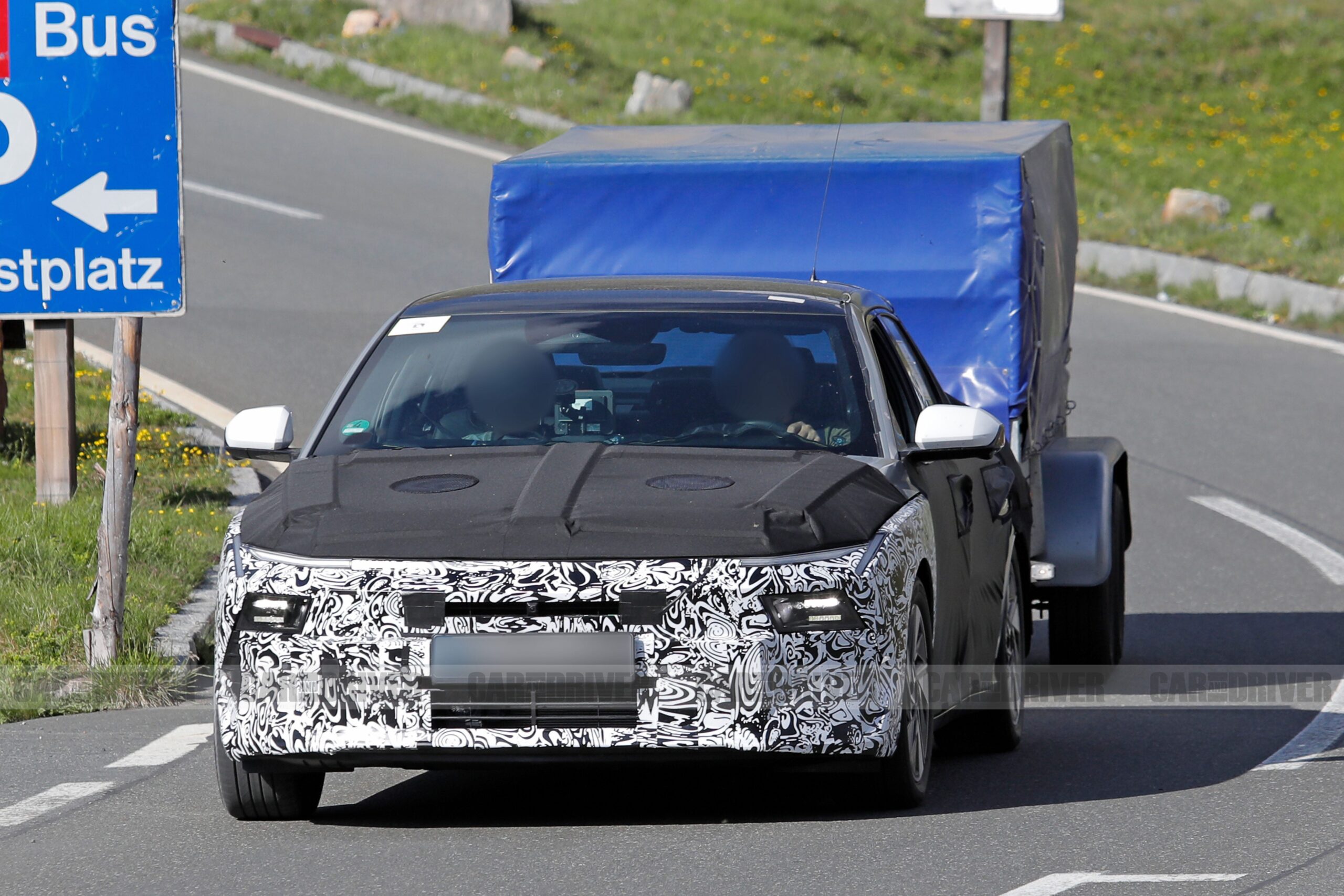 Next-Gen Hyundai Elantra Spied Testing with Funky New Design