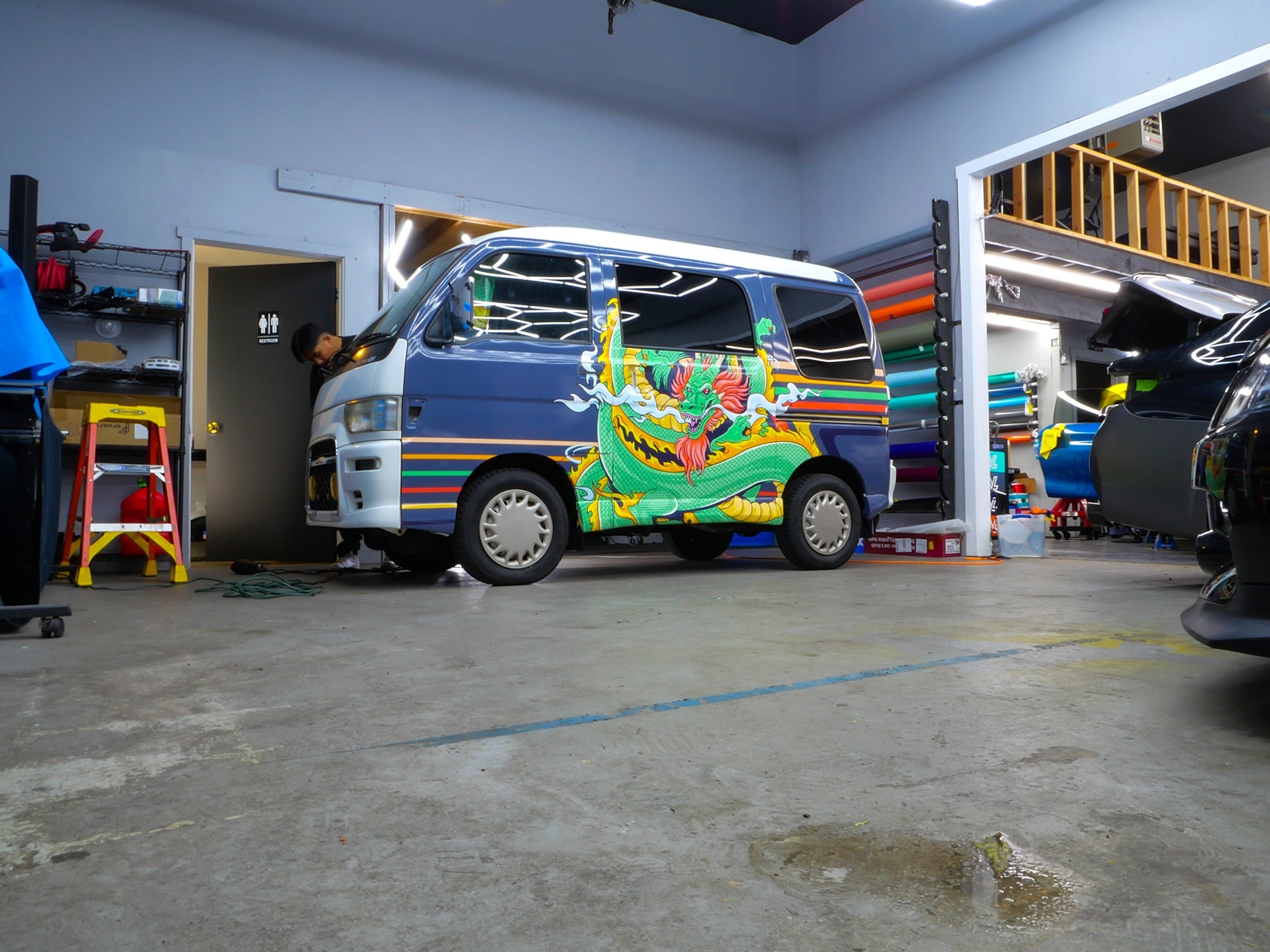 A Lonely Island Member Bought This Sweet Dragon-Themed JDM Kei Van