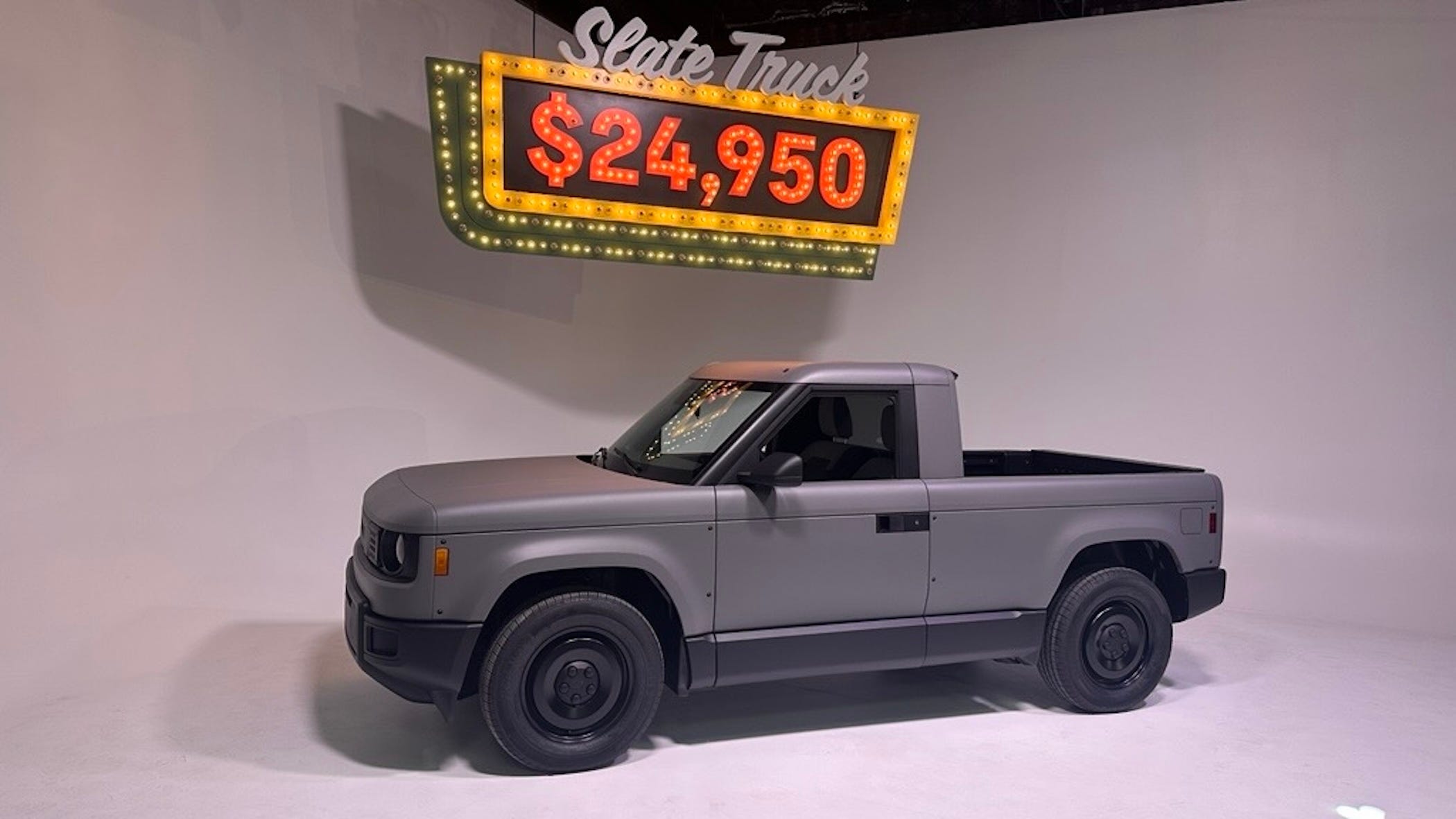 We Take Our First, Brief, Ride in Slate’s New $25K Electric Truck