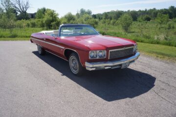 This 1975 Chevy Caprice Classic Convertible on Bring a Trailer Got a Late Start in Life
