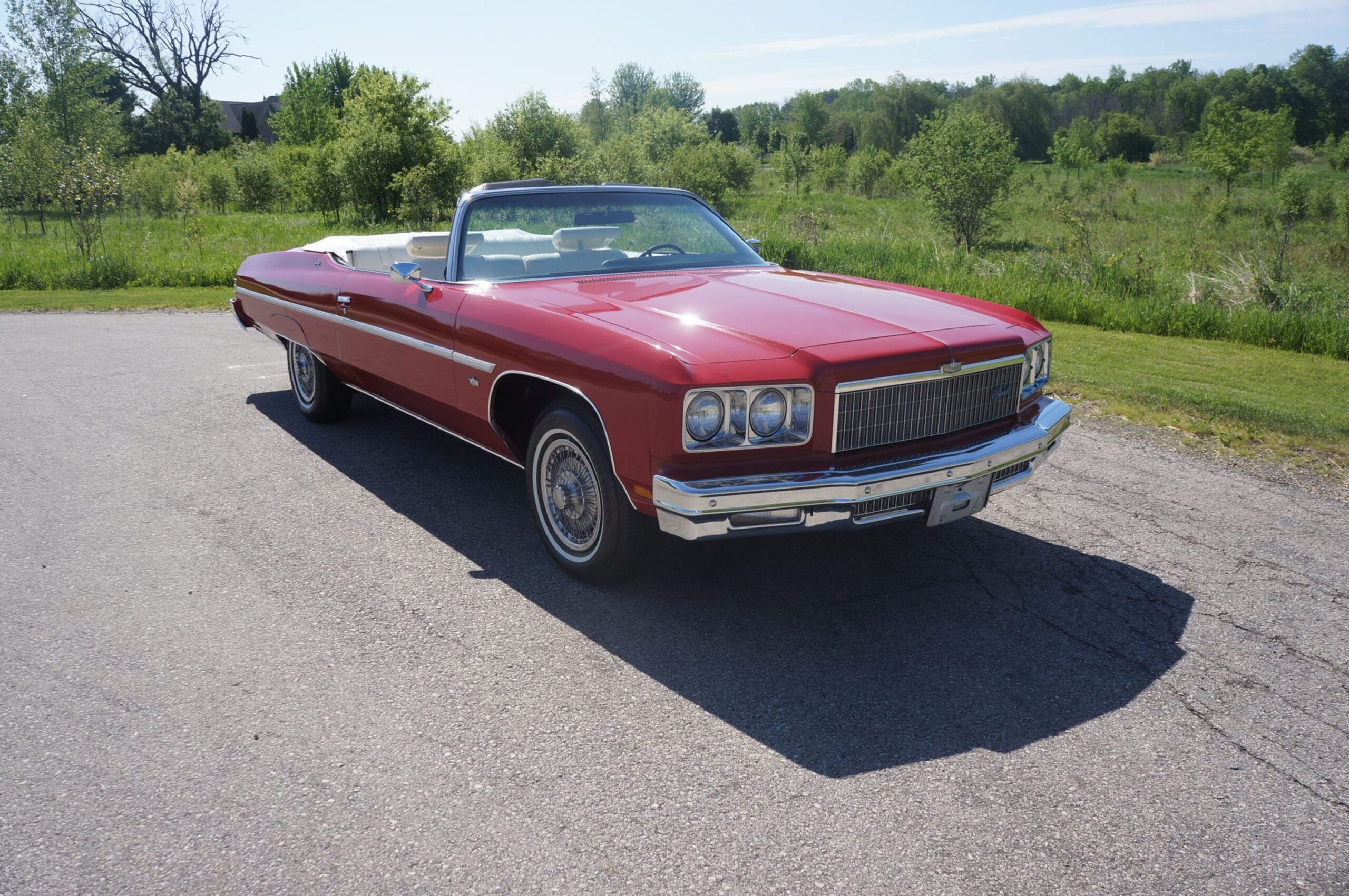 This 1975 Chevy Caprice Classic Convertible on Bring a Trailer Got a Late Start in Life